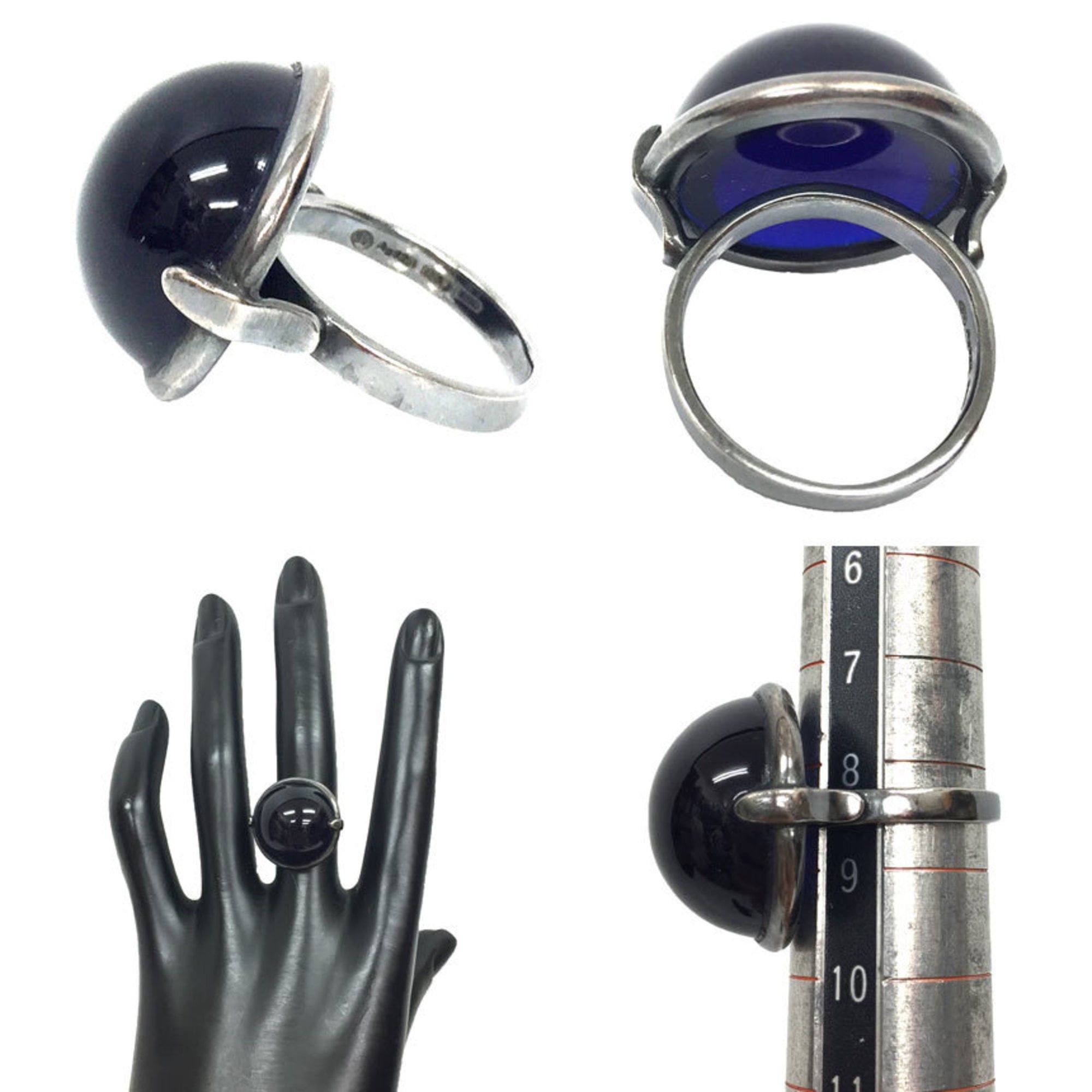 Bottega Veneta Bottega Veneta colored stone ring, AG925 silver, size 8.5, men's/women's/unisex. Size ONE SIZE - 2 Thumbnail