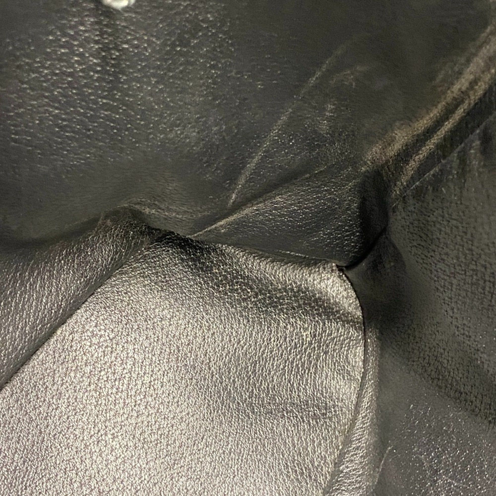 Celine CELINE Circle Logo Macadam Handbag, Black Size ONE SIZE - 15 Thumbnail