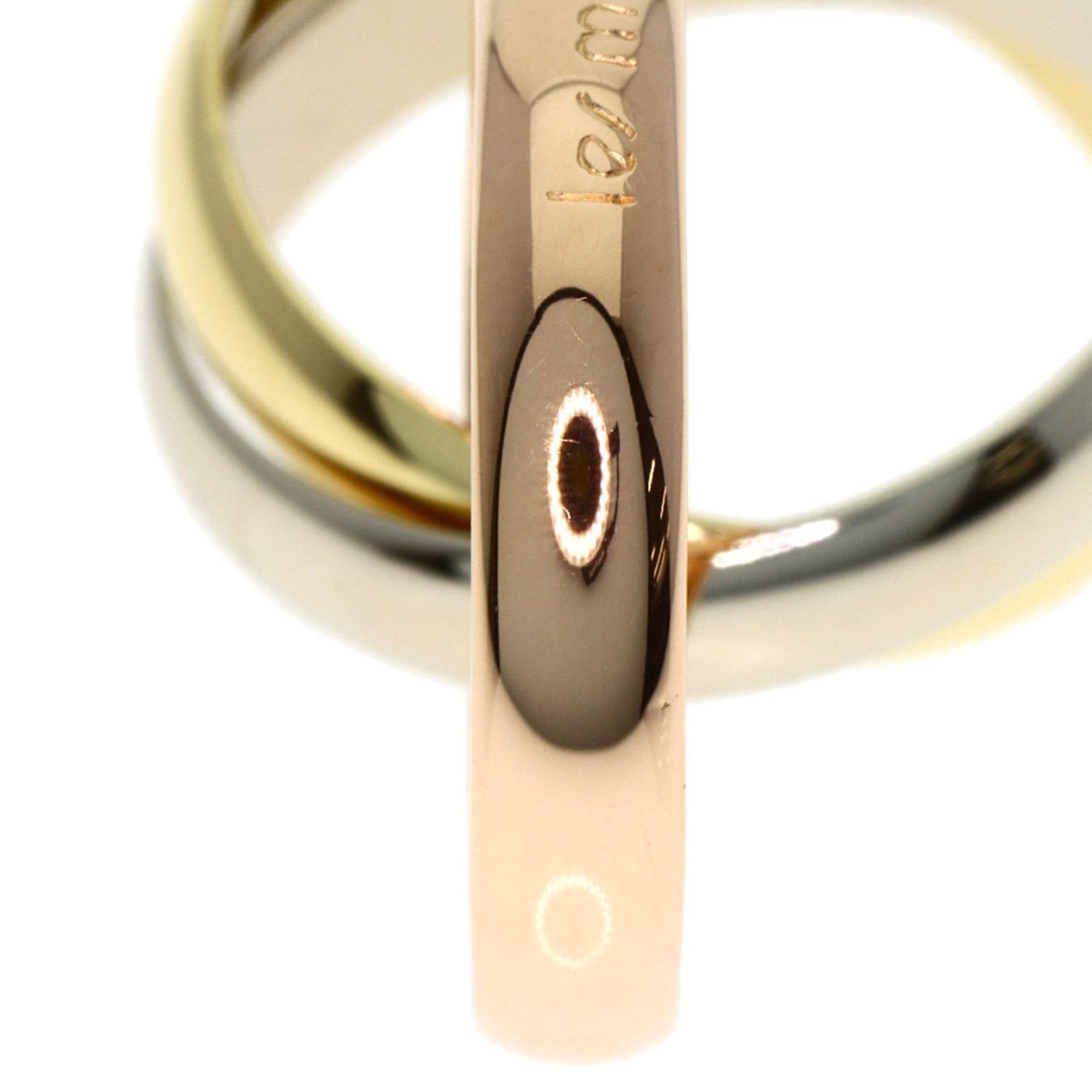 Cartier Cartier Trinity #49 Ring - 18K Yellow Gold/18K Pink White Gold Women's CARTIER Size ONE SIZE - 5 Thumbnail