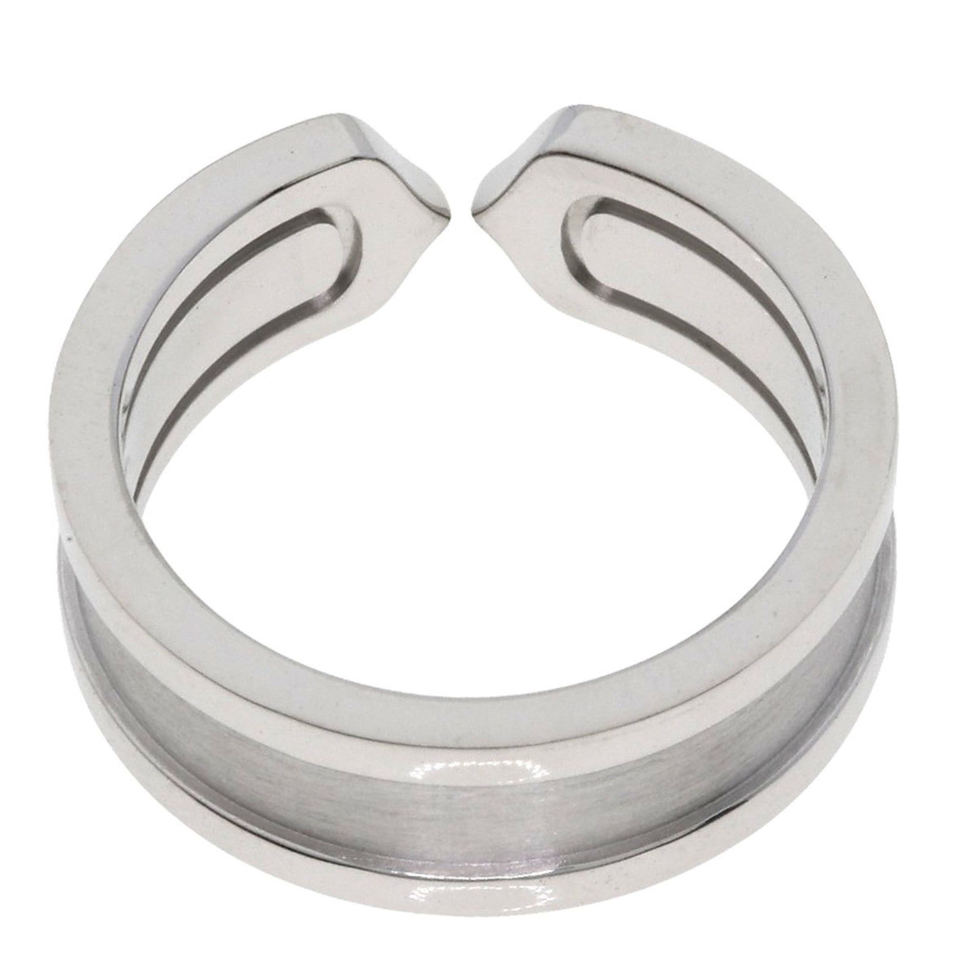 Cartier Cartier C2 Ring #51, 18K White Gold, Women's Ring, CARTIER Size ONE SIZE - 4 Thumbnail