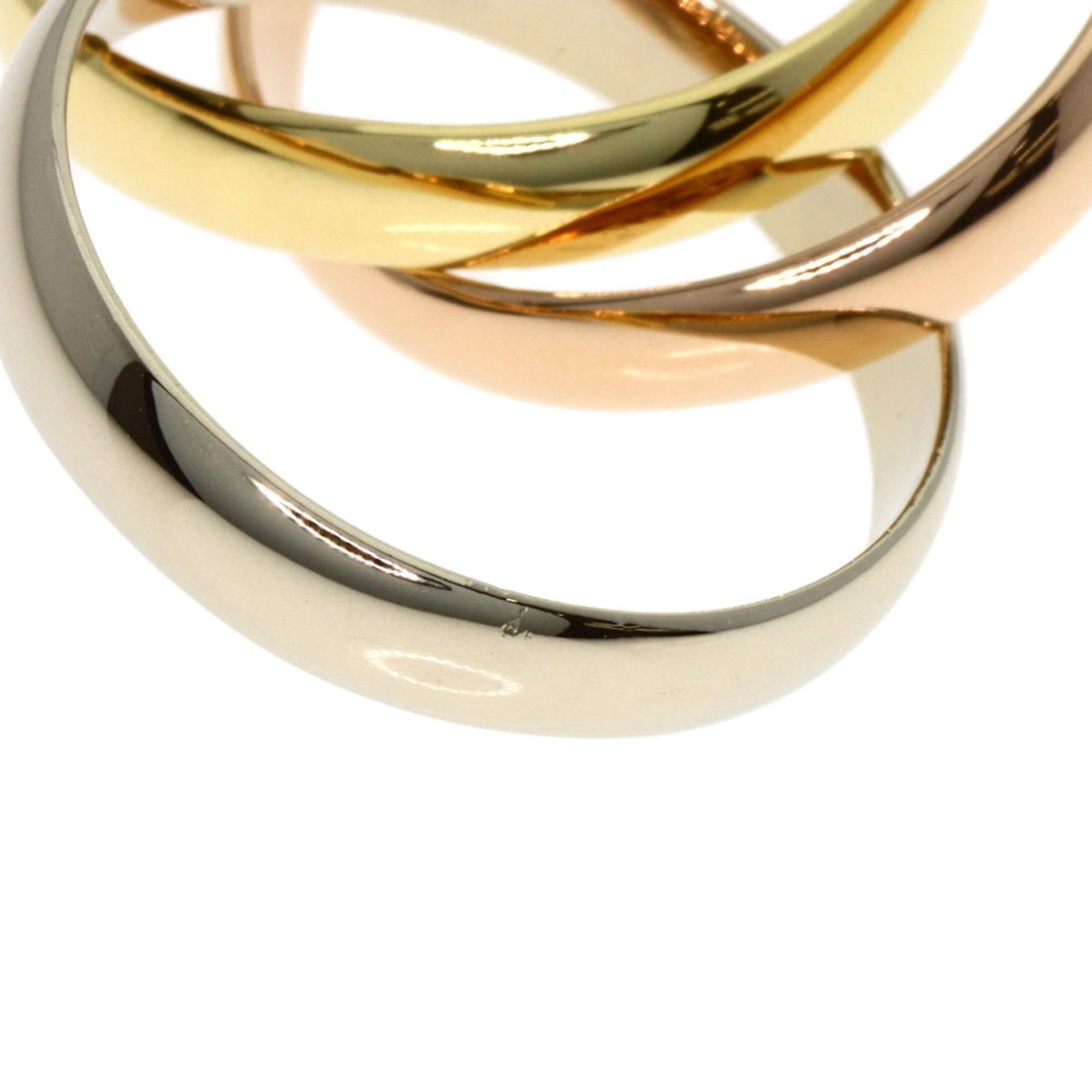 Cartier Cartier Trinity #48 Ring - 18K Yellow Gold/18K Pink White Gold Women's CARTIER Size ONE SIZE - 5 Thumbnail