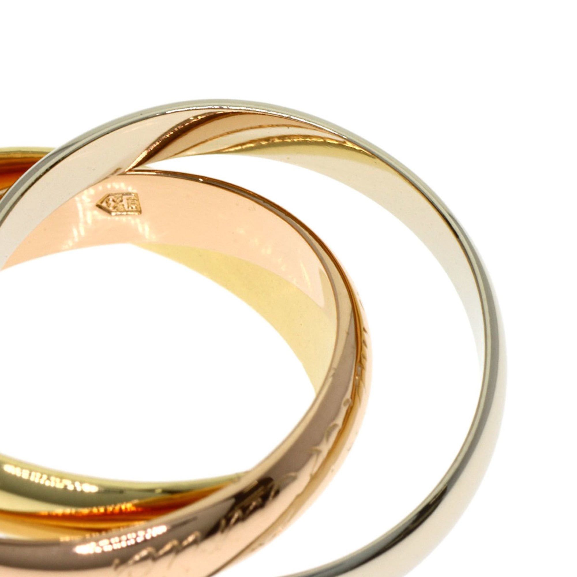 Cartier Cartier Trinity #48 Ring - 18K Yellow Gold/18K Pink White Gold Women's CARTIER Size ONE SIZE - 8 Thumbnail