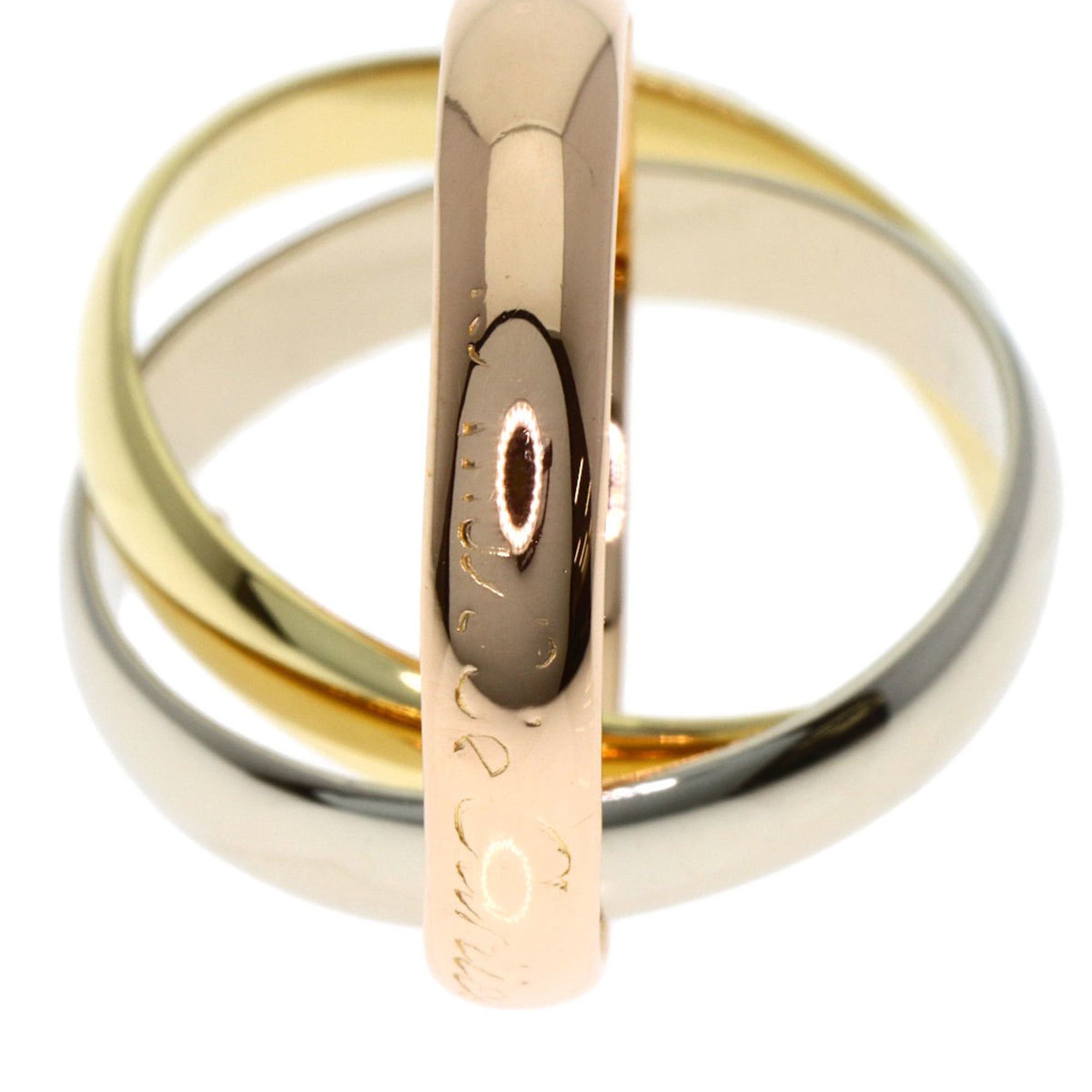 Cartier Cartier Trinity #48 Ring - 18K Yellow Gold/18K Pink White Gold Women's CARTIER Size ONE SIZE - 6 Thumbnail