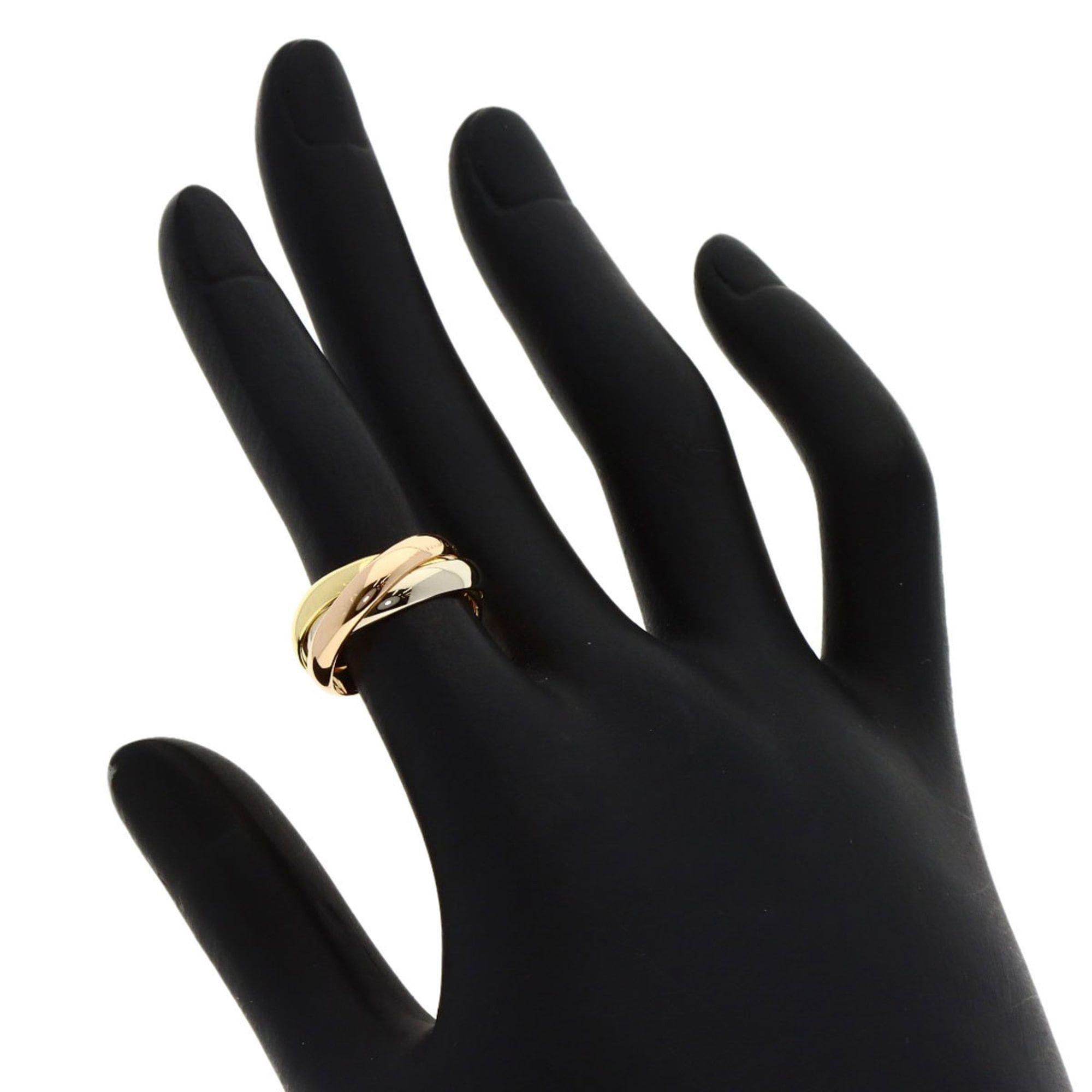 Cartier Cartier Trinity #48 Ring - 18K Yellow Gold/18K Pink White Gold Women's CARTIER Size ONE SIZE - 4 Thumbnail