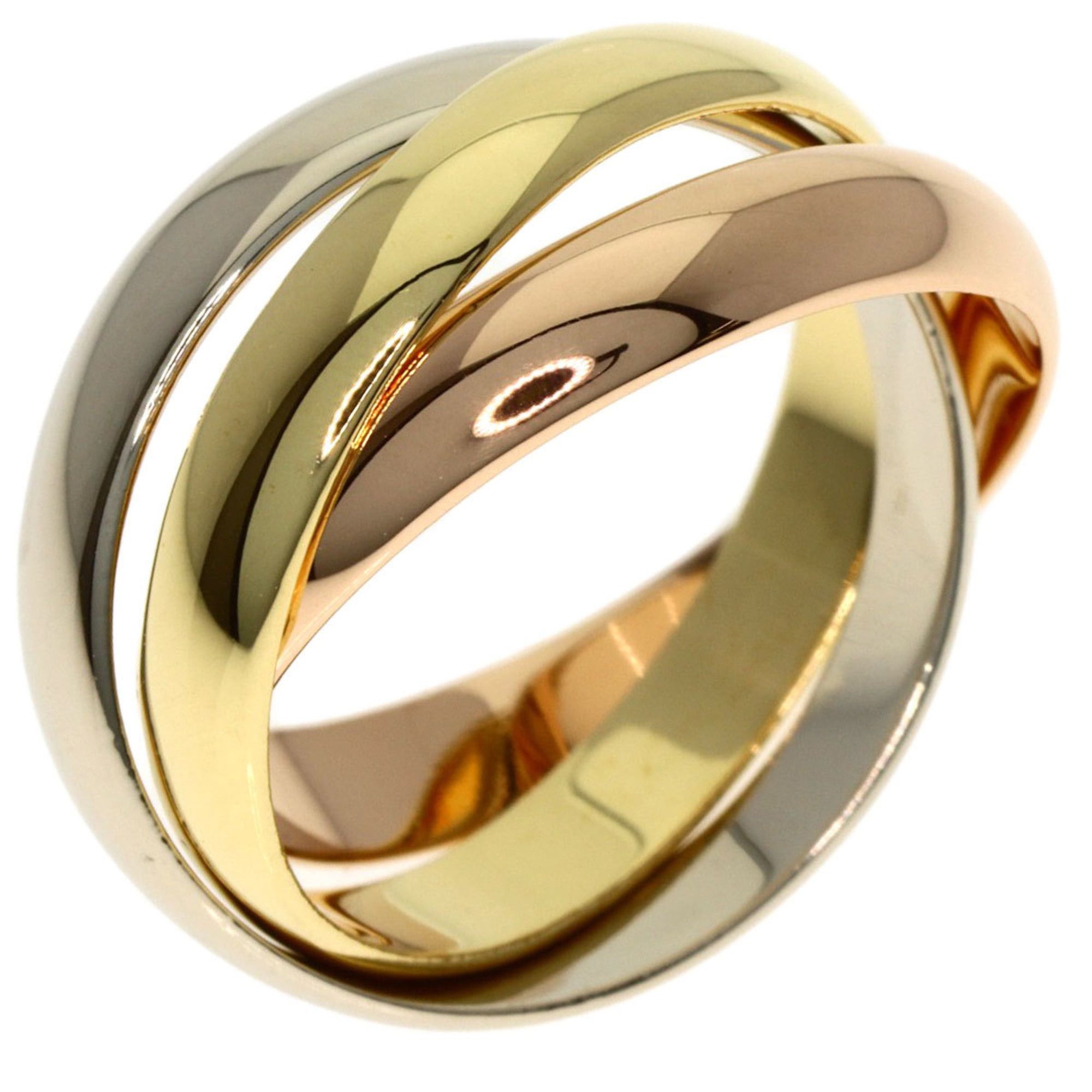 Cartier Cartier Trinity #48 Ring - 18K Yellow Gold/18K Pink White Gold Women's CARTIER Size ONE SIZE - 2 Thumbnail