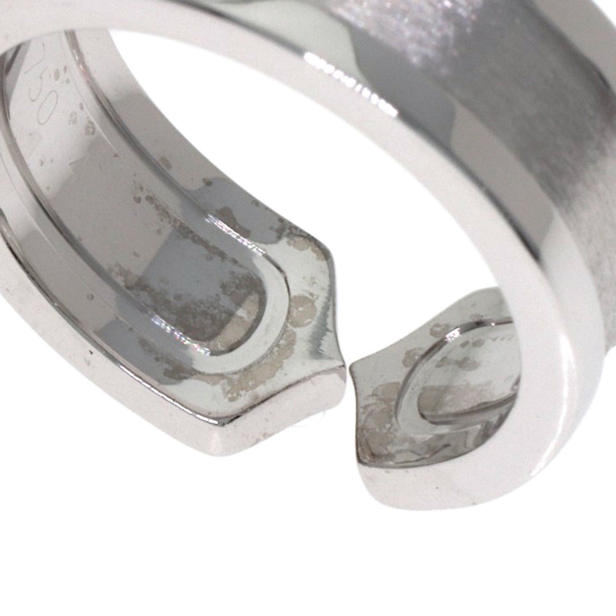 Cartier Cartier C2 Ring SM Diamond #47 Ring, 18K White Gold, Women's, CARTIER Size ONE SIZE - 11 Thumbnail