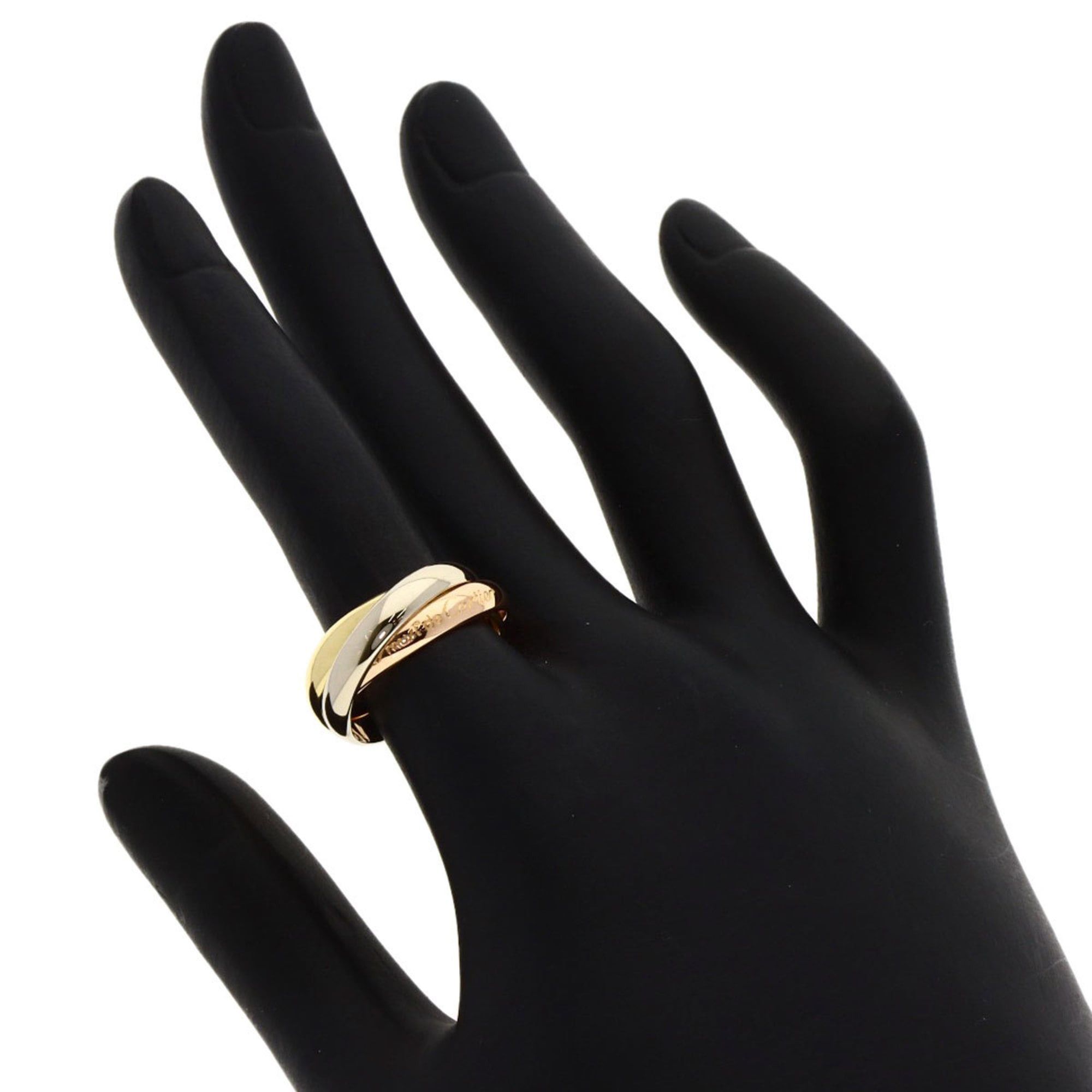 Cartier Cartier Trinity #51 Ring - 18K Yellow Gold/18K Pink White Gold Women's CARTIER Size ONE SIZE - 4 Thumbnail