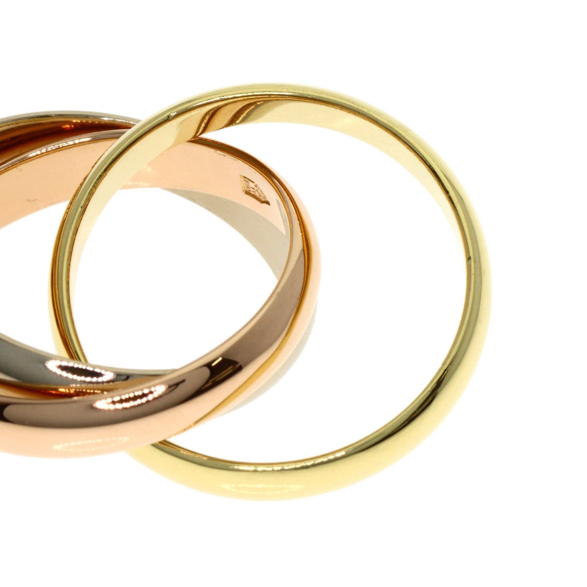 Cartier Cartier Trinity #50 Ring - 18K Yellow Gold/18K Pink White Gold Women's CARTIER Size ONE SIZE - 9 Thumbnail