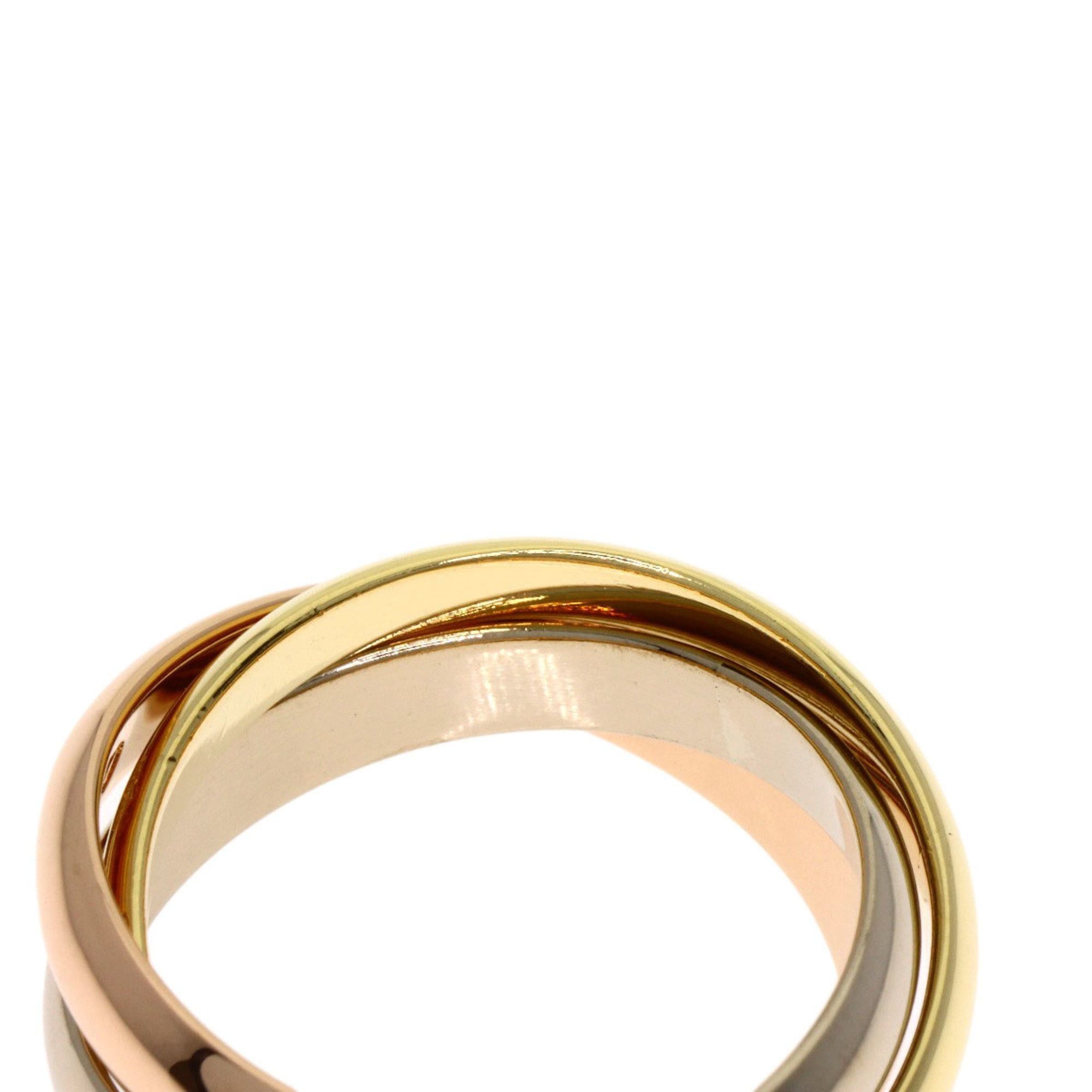 Cartier Cartier Trinity #50 Ring - 18K Yellow Gold/18K Pink White Gold Women's CARTIER Size ONE SIZE - 5 Thumbnail