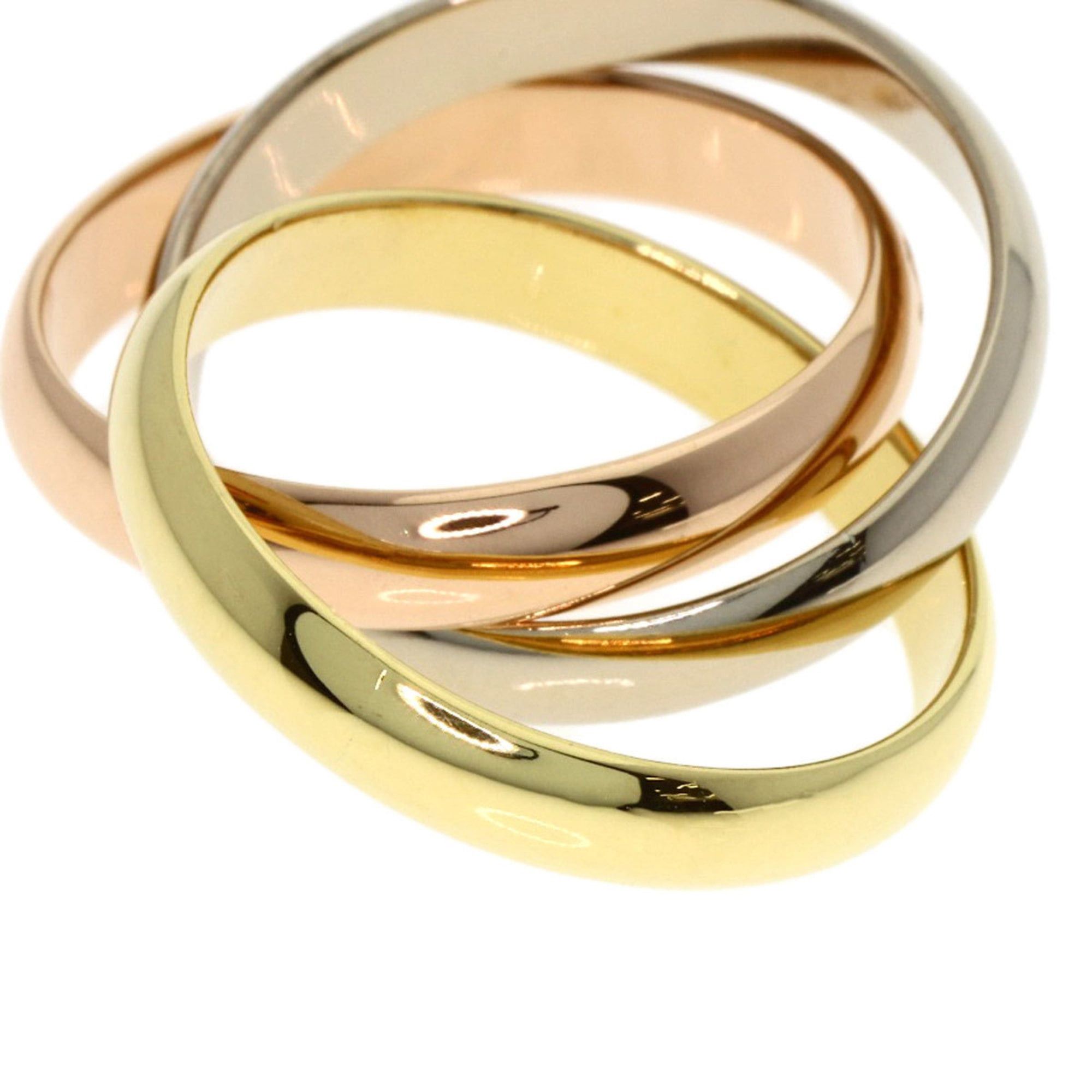 Cartier Cartier Trinity #50 Ring - 18K Yellow Gold/18K Pink White Gold Women's CARTIER Size ONE SIZE - 10 Thumbnail