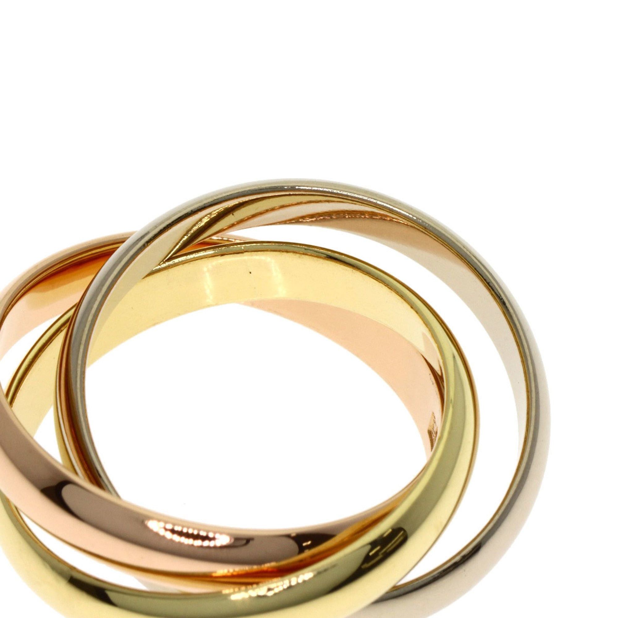 Cartier Cartier Trinity #50 Ring - 18K Yellow Gold/18K Pink White Gold Women's CARTIER Size ONE SIZE - 6 Thumbnail