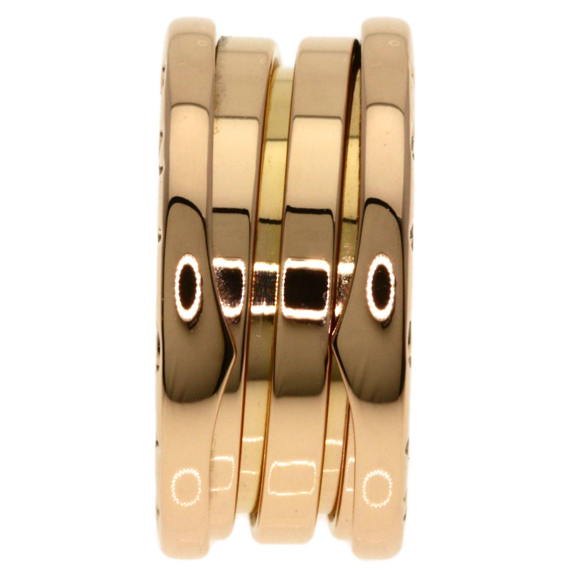 Bvlgari BVLGARI B-zero1 2-band ring #47, 18K pink gold, women's. Size ONE SIZE - 3 Thumbnail