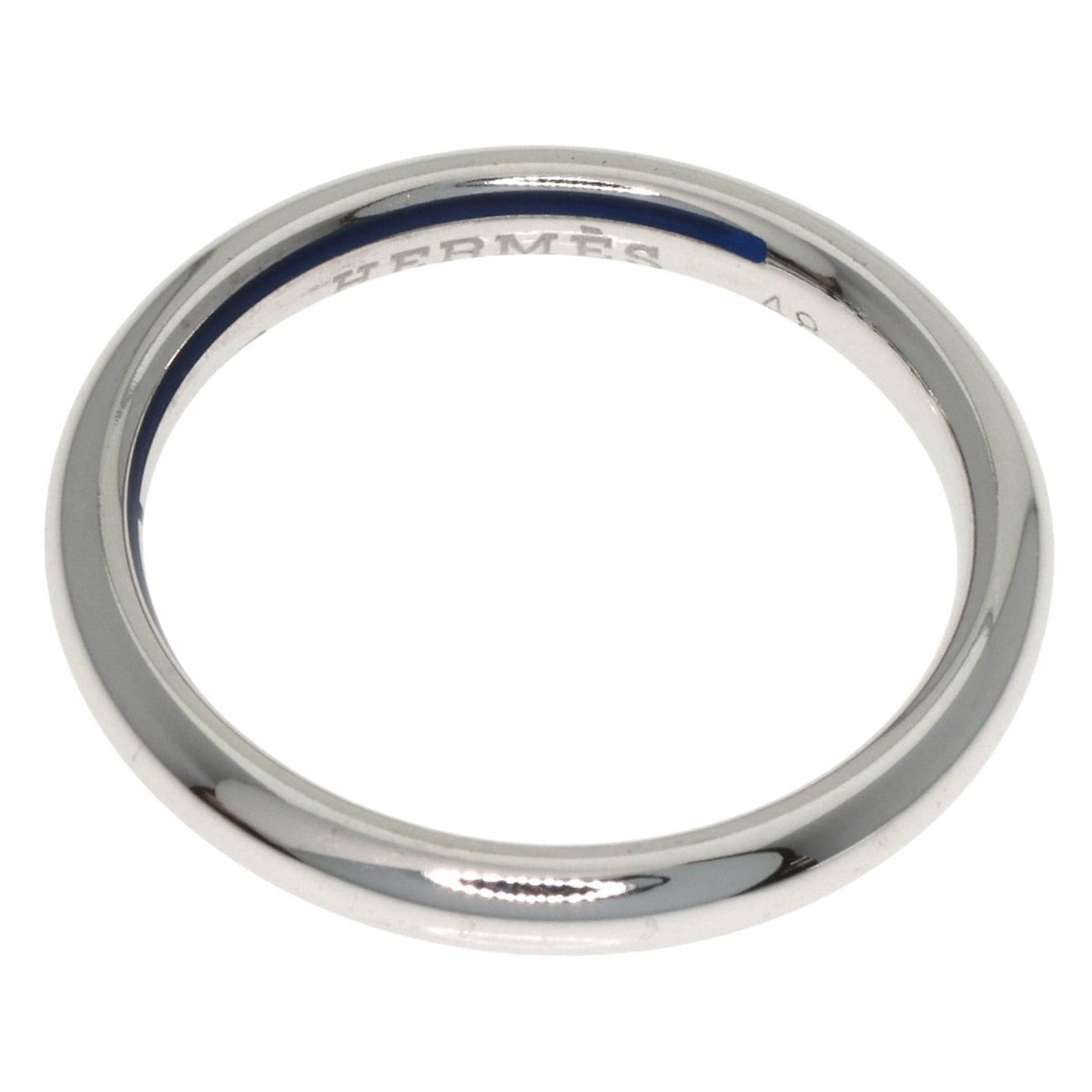 Hermes Hermes Wedding Ring #48, 18K White Gold, Women's Size ONE SIZE - 4 Thumbnail