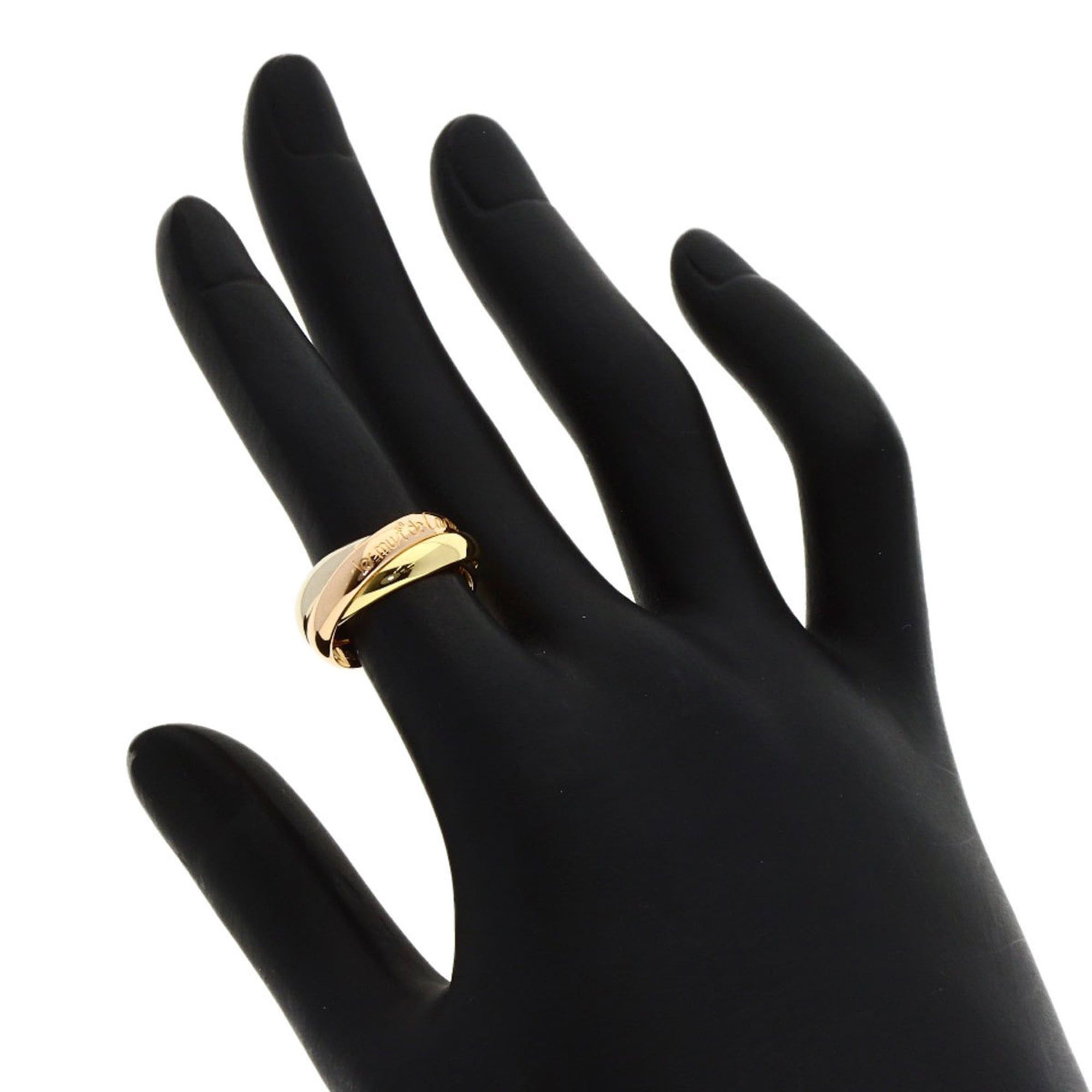 Cartier Cartier Trinity #48 Ring - 18K Yellow Gold/18K Pink White Gold Women's CARTIER Size ONE SIZE - 4 Thumbnail