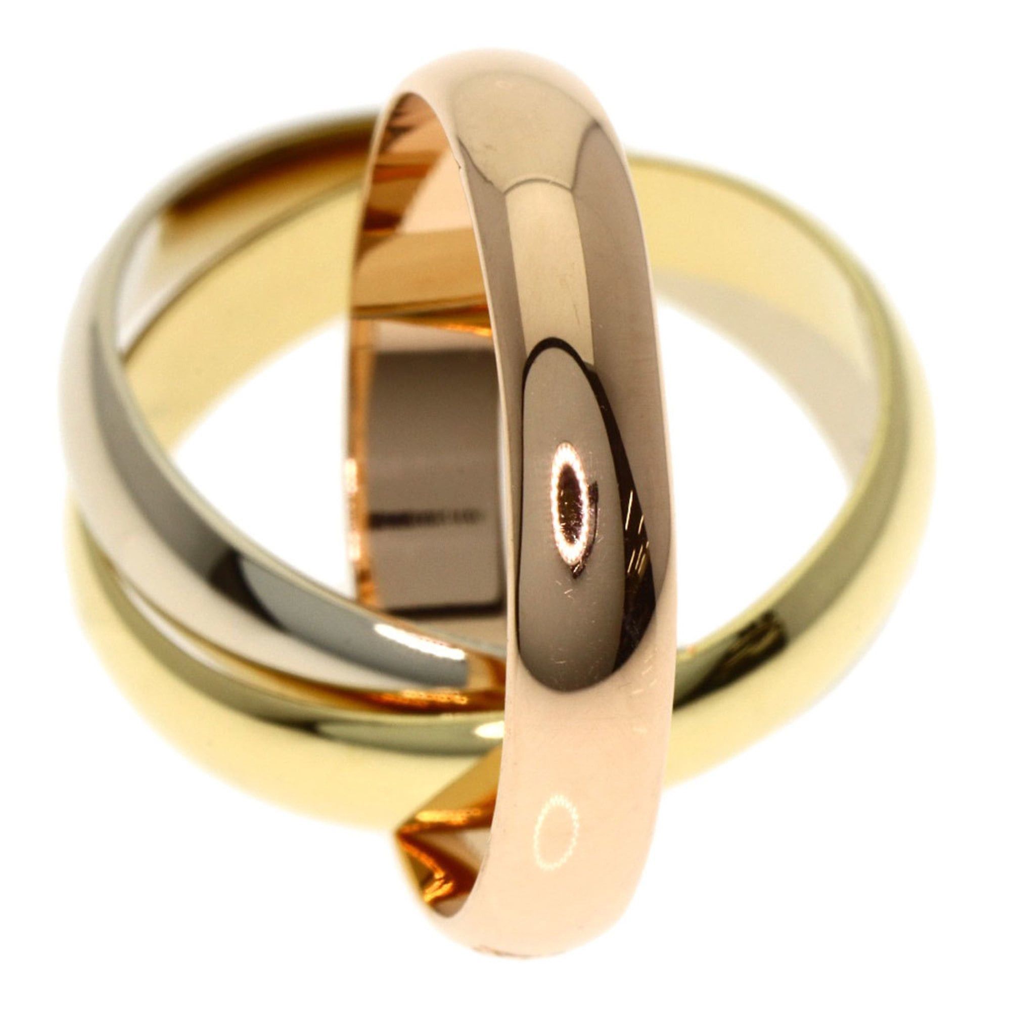 Cartier Cartier Trinity #48 Ring - 18K Yellow Gold/18K Pink White Gold Women's CARTIER Size ONE SIZE - 5 Thumbnail