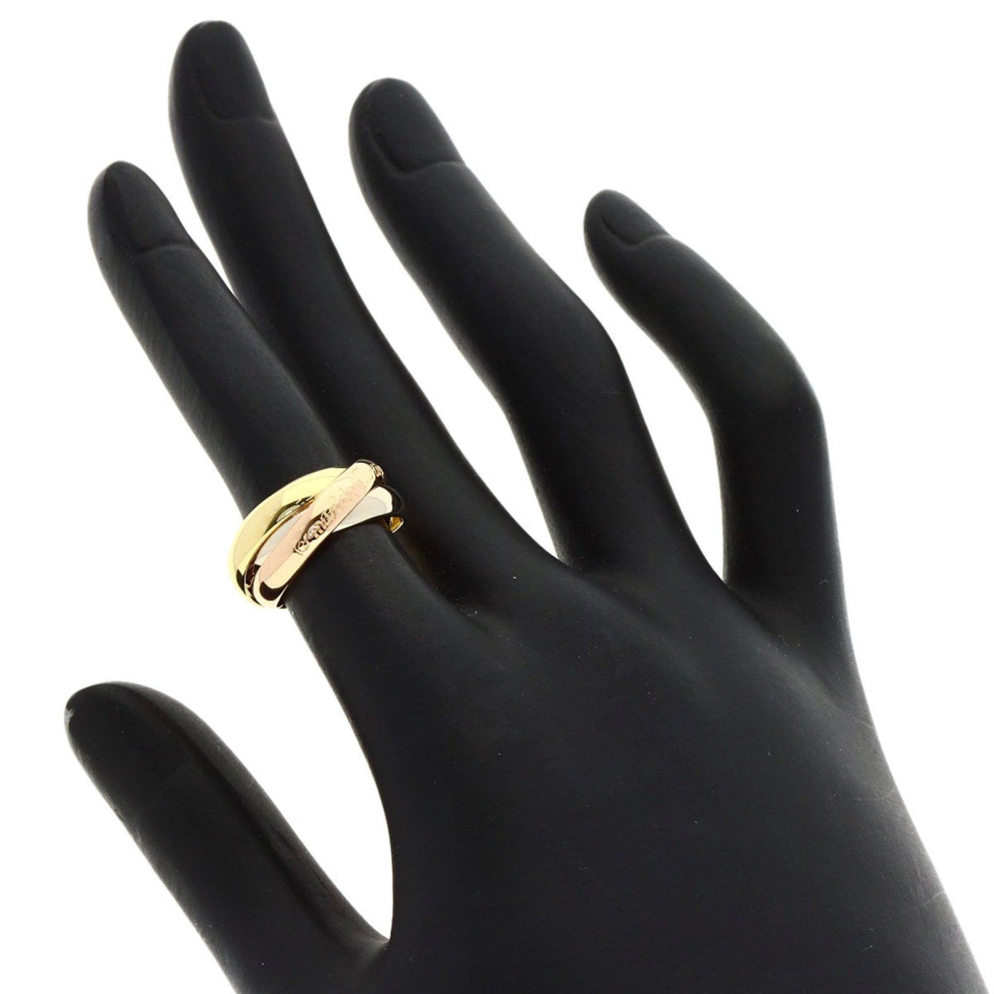 Cartier Cartier Trinity #47 Ring - 18K Yellow Gold/18K Pink White Gold Women's CARTIER Size ONE SIZE - 4 Thumbnail