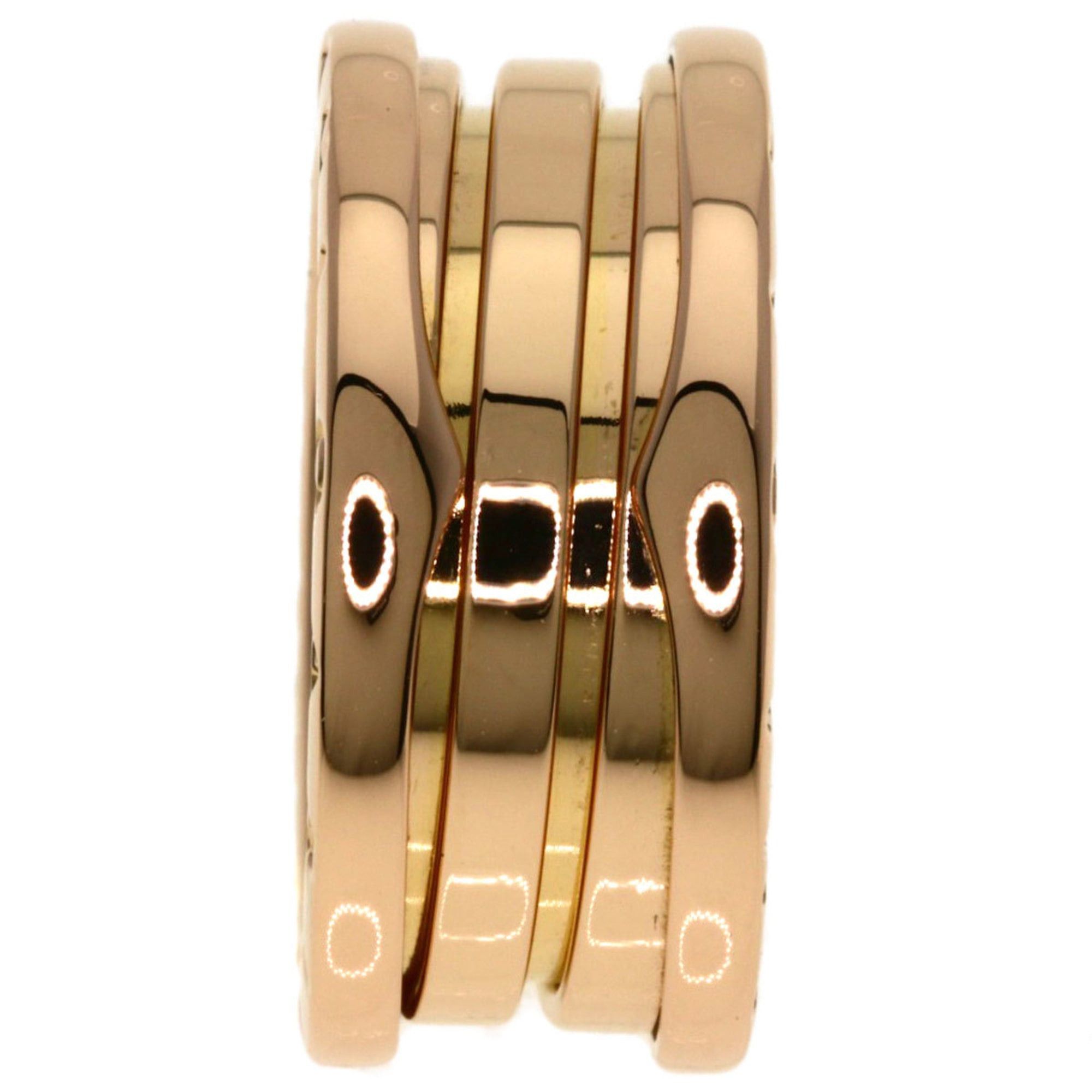 Bvlgari BVLGARI B-zero1 2-band ring #50, 18K pink gold, women's. Size ONE SIZE - 3 Thumbnail