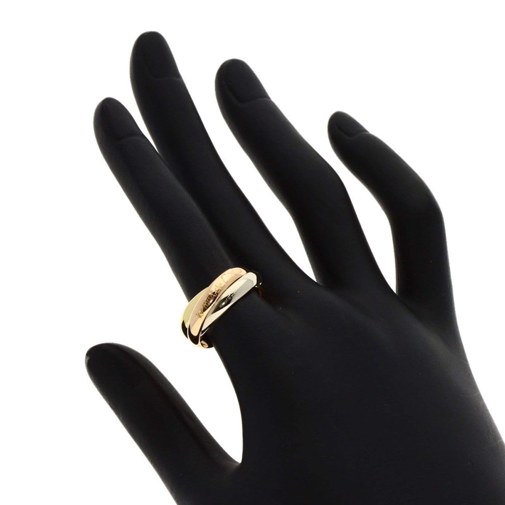 Cartier Cartier Trinity #51 Ring - 18K Yellow Gold/18K Pink White Gold Women's CARTIER Size ONE SIZE - 4 Thumbnail