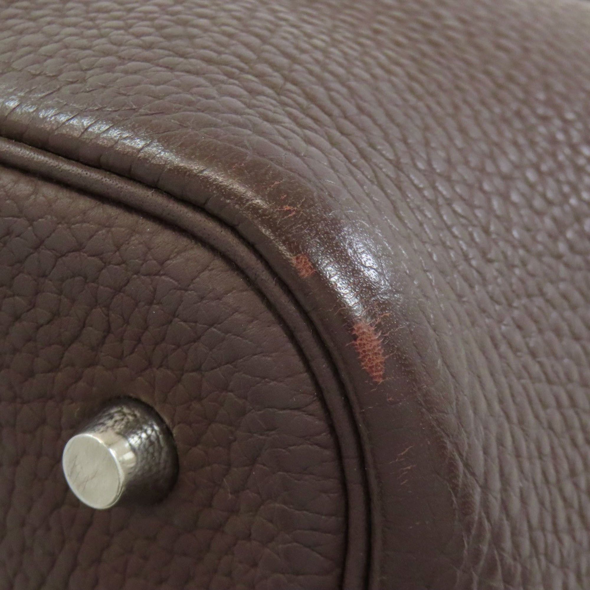Hermes Hermes Picotin Lock MM Silver Hardware Handbag, Taurillon Leather, Women's HERMES Size ONE SIZE - 21 Thumbnail