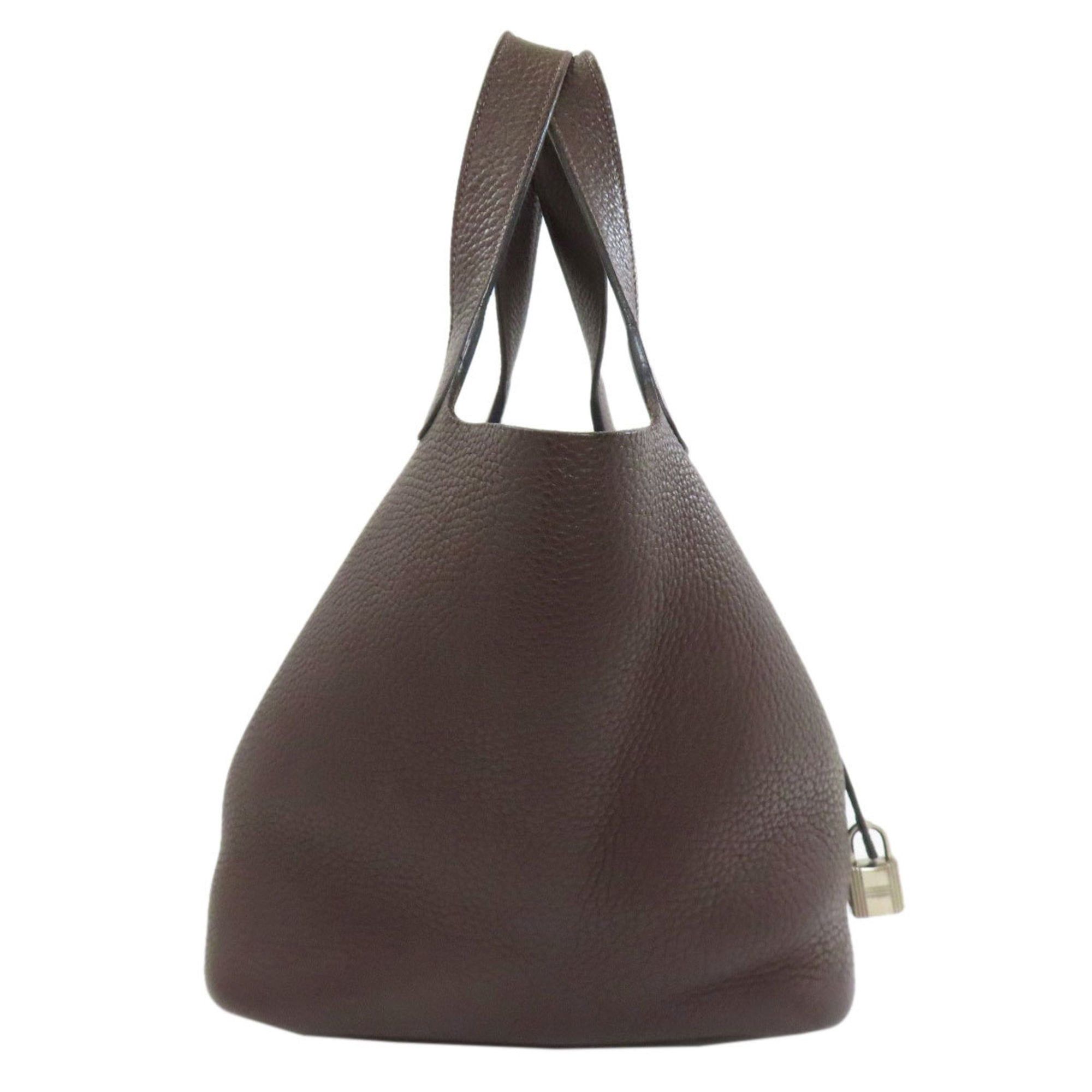 Hermes Hermes Picotin Lock MM Silver Hardware Handbag, Taurillon Leather, Women's HERMES Size ONE SIZE - 3 Thumbnail