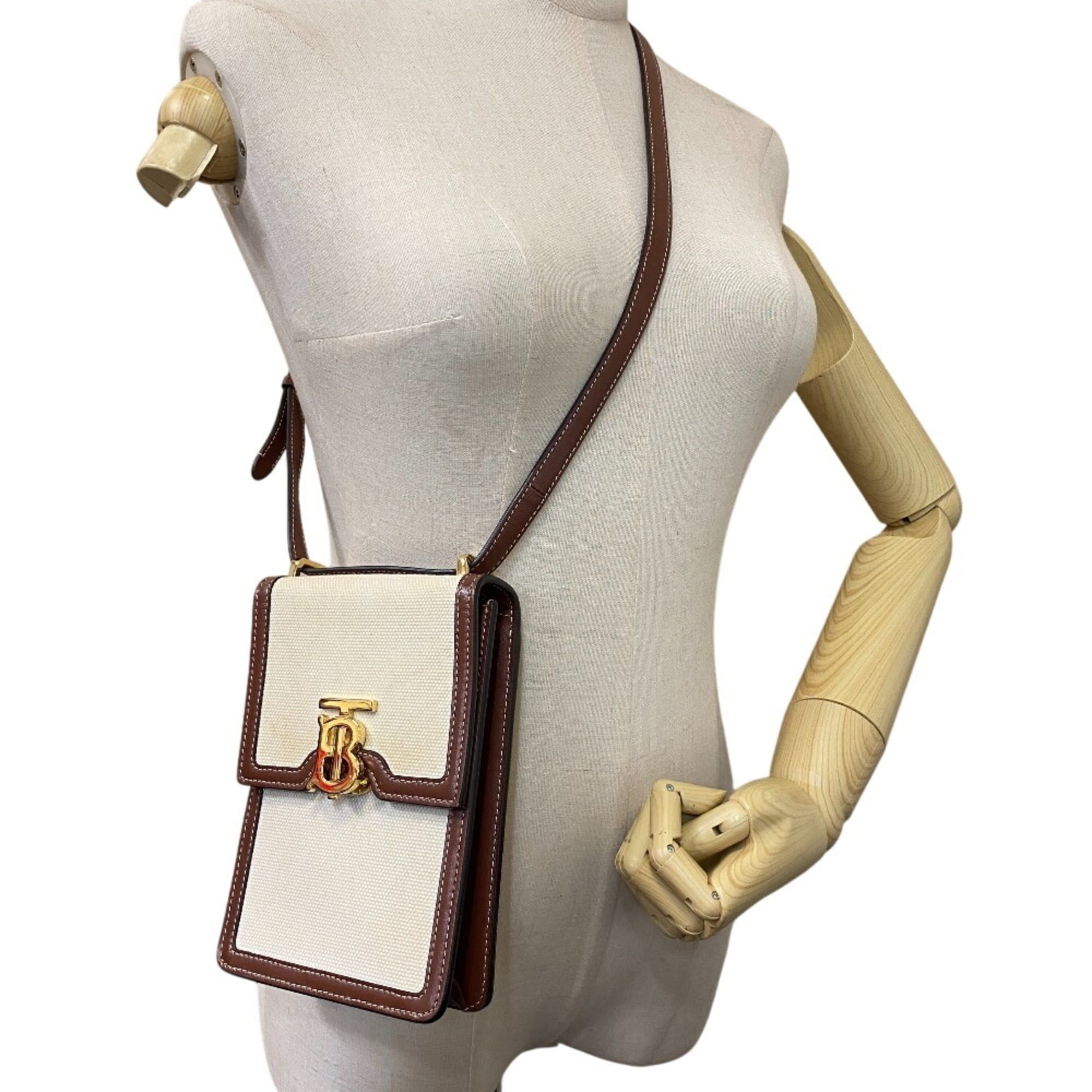 Tory Burch Tory Burch Robin Bag Shoulder Brown Women's Size ONE SIZE - 9 Thumbnail