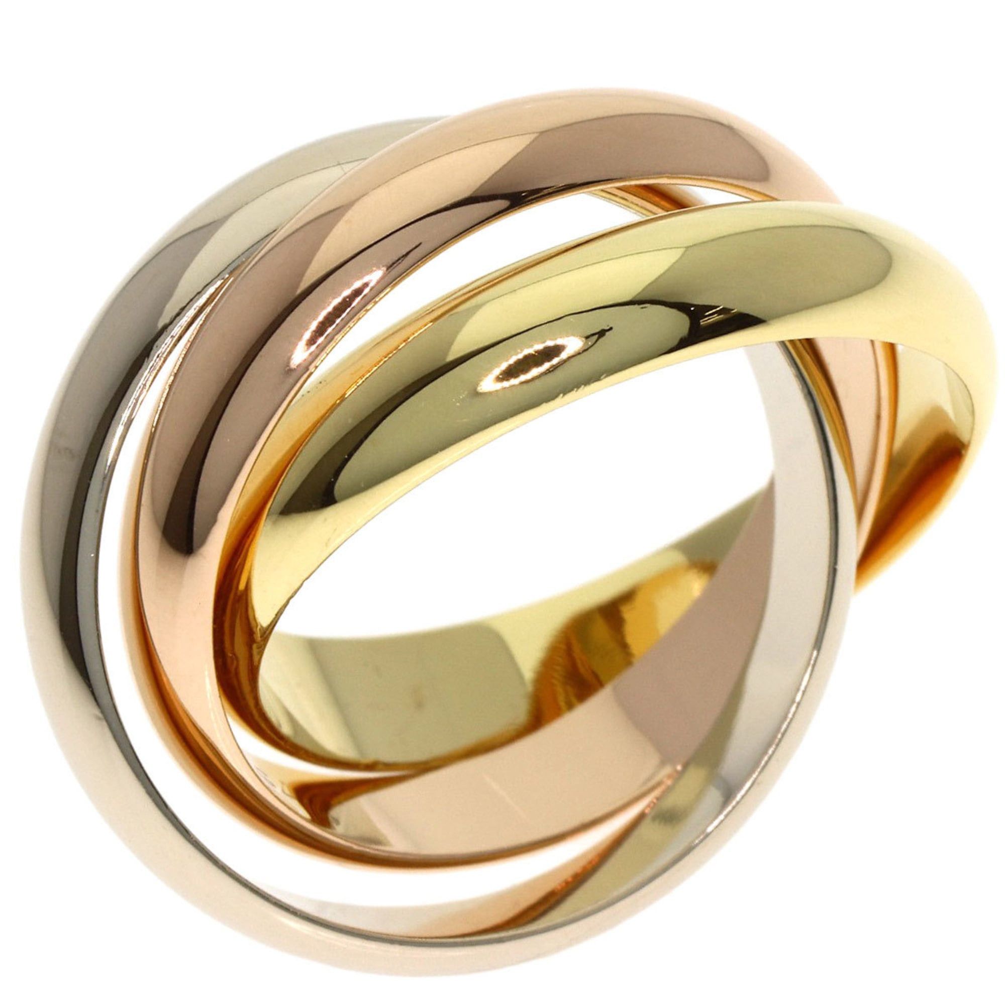 Cartier Cartier Trinity #51 Ring - 18K Yellow Gold/18K Pink White Gold Women's CARTIER Size ONE SIZE - 2 Thumbnail