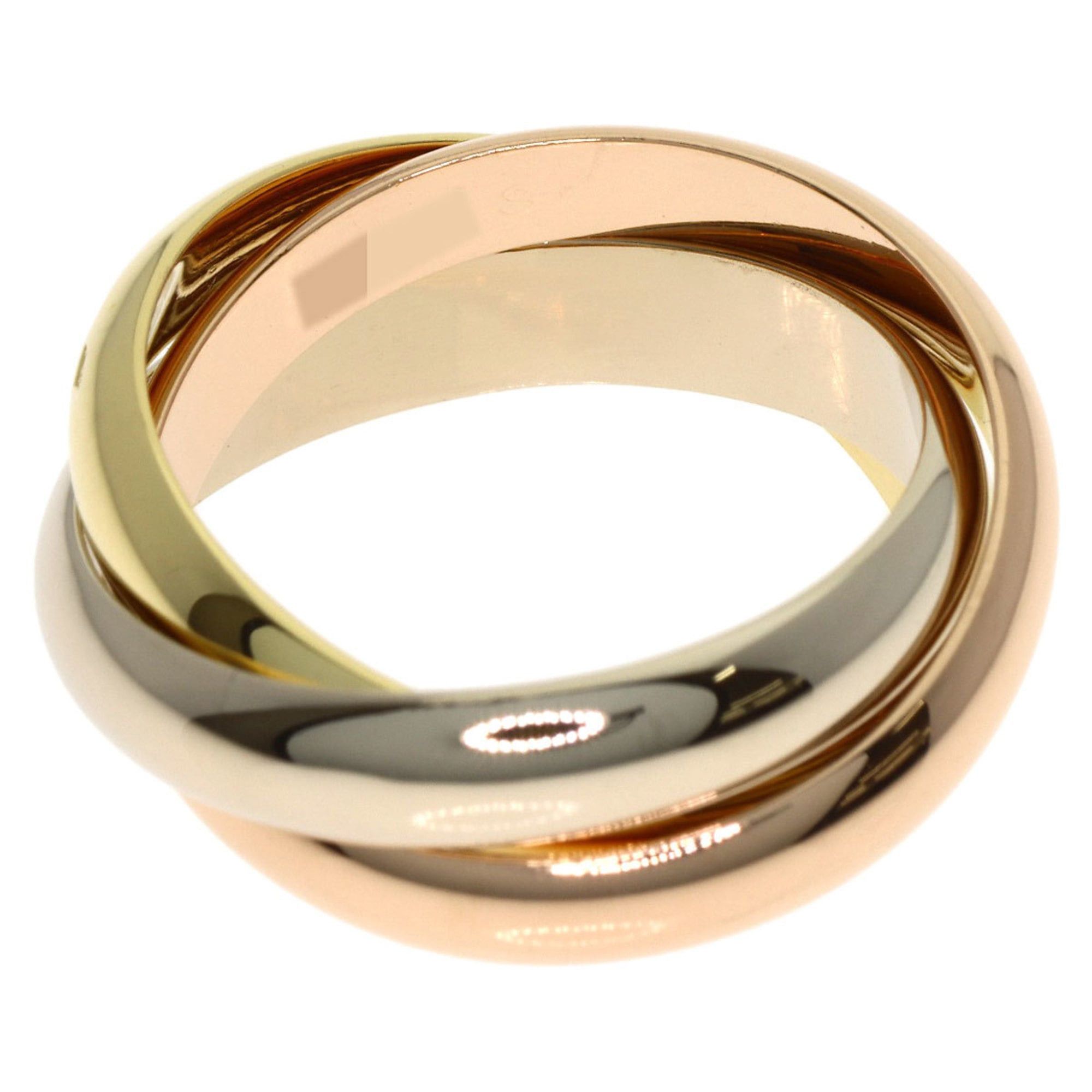 Cartier Cartier Trinity #51 Ring - 18K Yellow Gold/18K Pink White Gold Women's CARTIER Size ONE SIZE - 3 Thumbnail