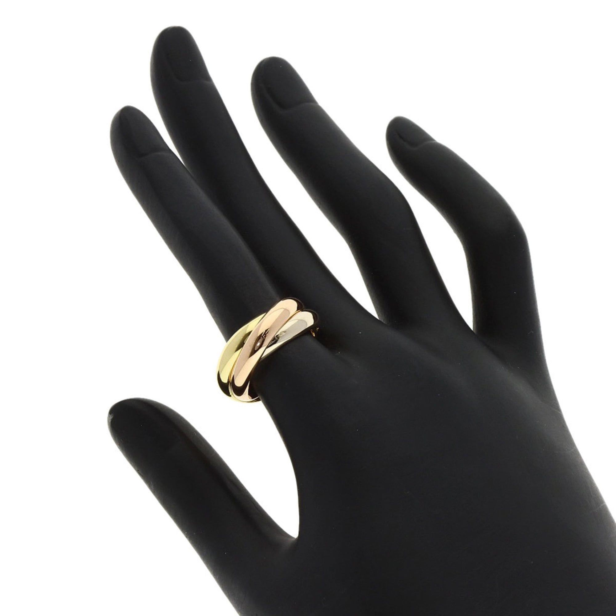 Cartier Cartier Trinity #51 Ring - 18K Yellow Gold/18K Pink White Gold Women's CARTIER Size ONE SIZE - 4 Thumbnail