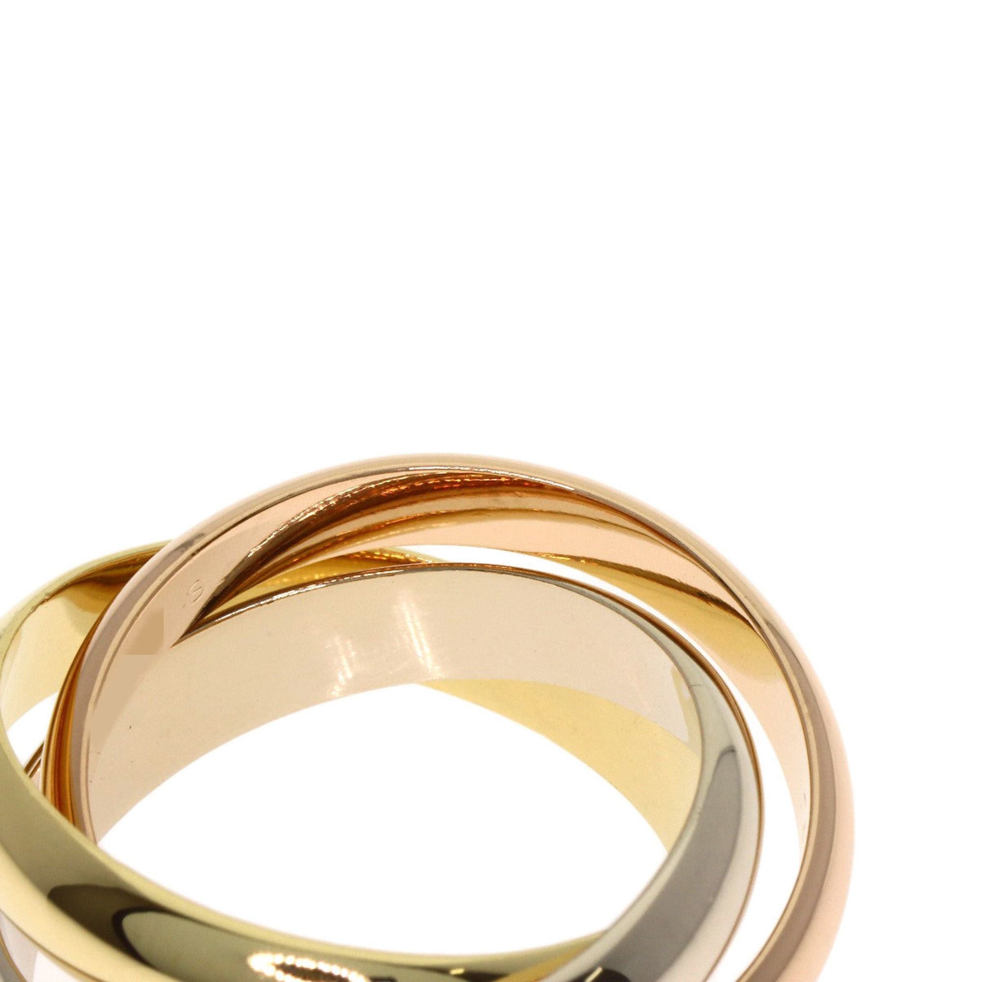 Cartier Cartier Trinity #51 Ring - 18K Yellow Gold/18K Pink White Gold Women's CARTIER Size ONE SIZE - 5 Thumbnail