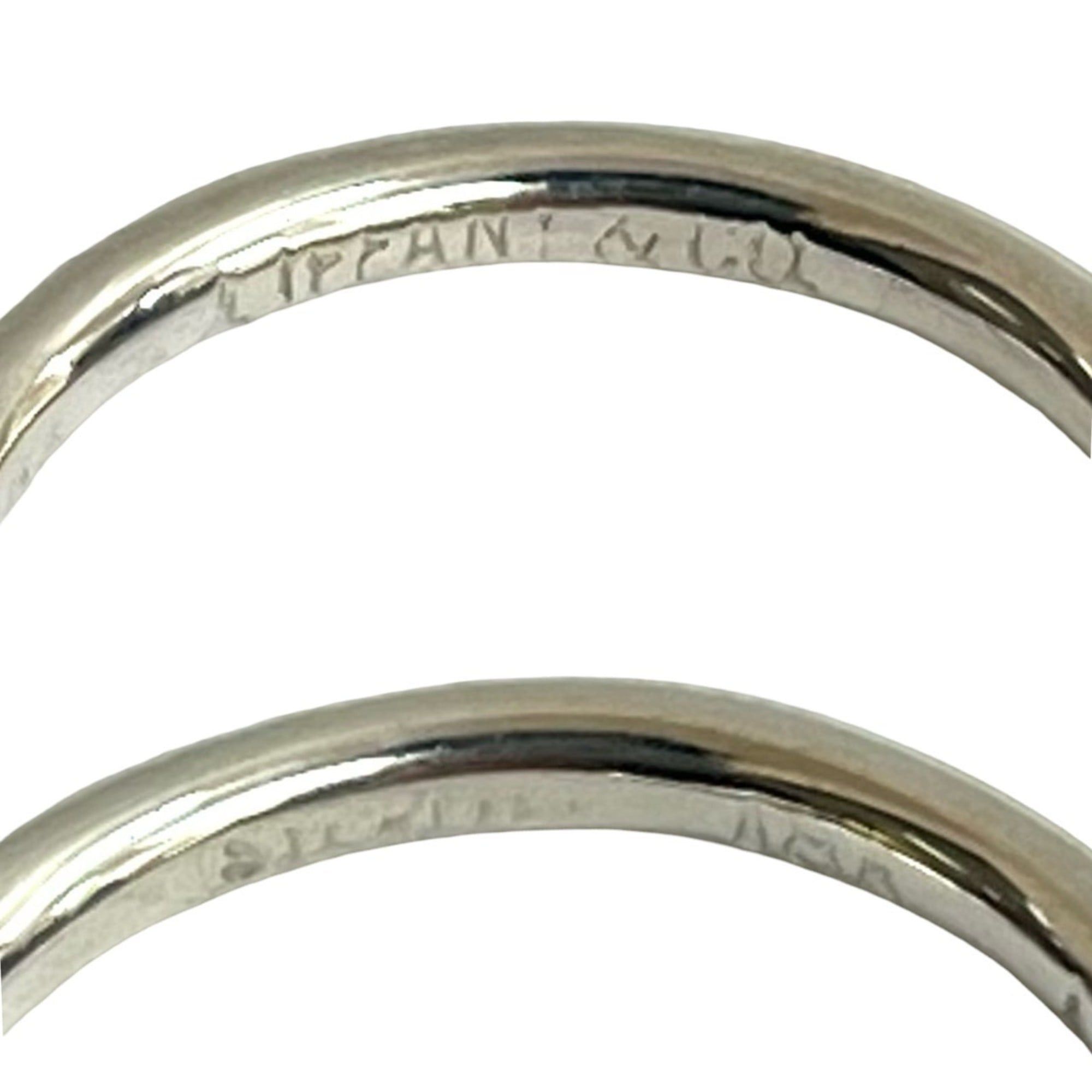 Tiffany & Co. TIFFANY&Co. Tiffany Hook & Eye Love Knot Ring, Sterling Silver 925 K10 Yellow Gold, Size 7, 75215 Size ONE SIZE - 3 Thumbnail
