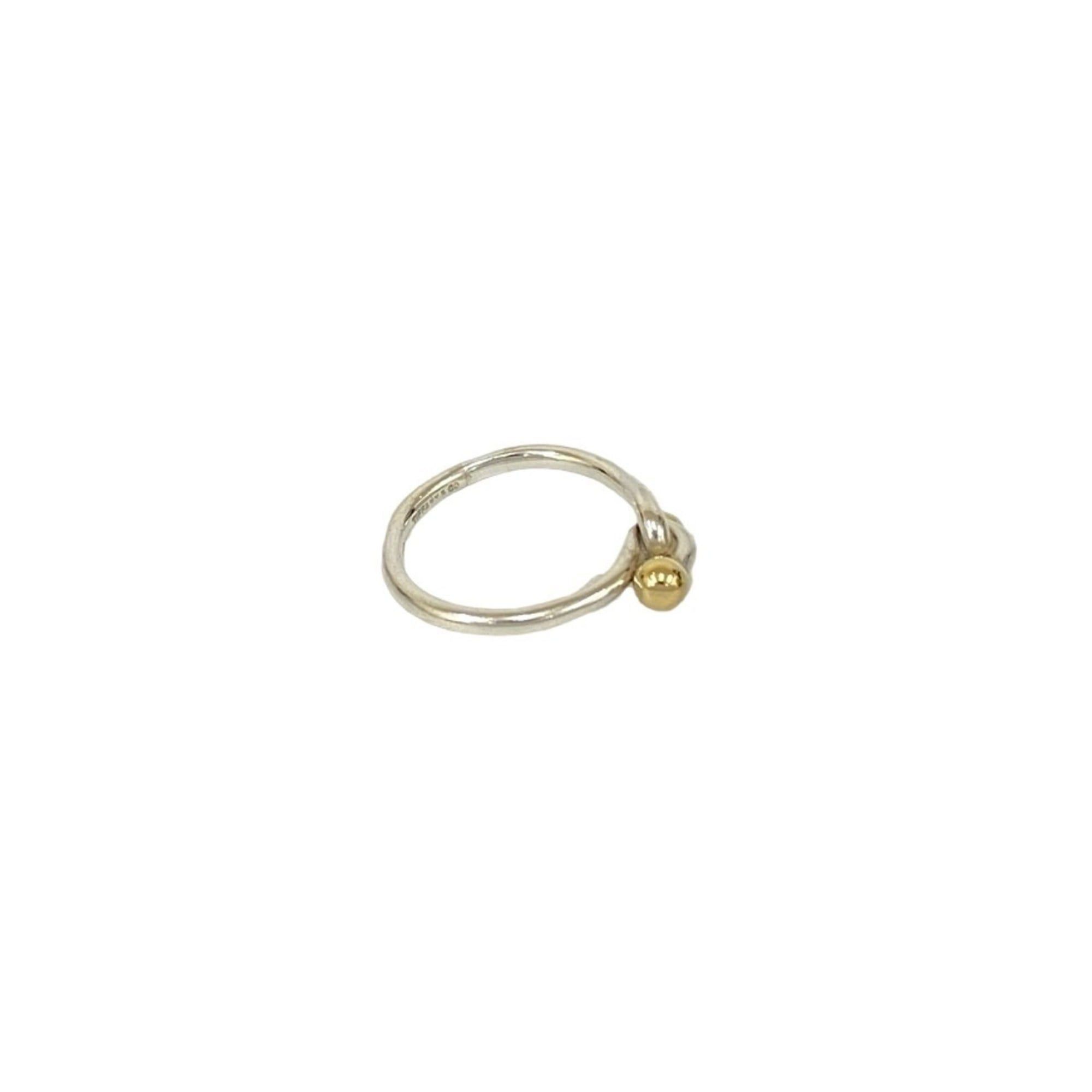 Tiffany & Co. TIFFANY&Co. Tiffany Love Knot Ring, Sterling Silver 925 and 18K Yellow Gold, Size 9, 29259 Size ONE SIZE - 5 Thumbnail