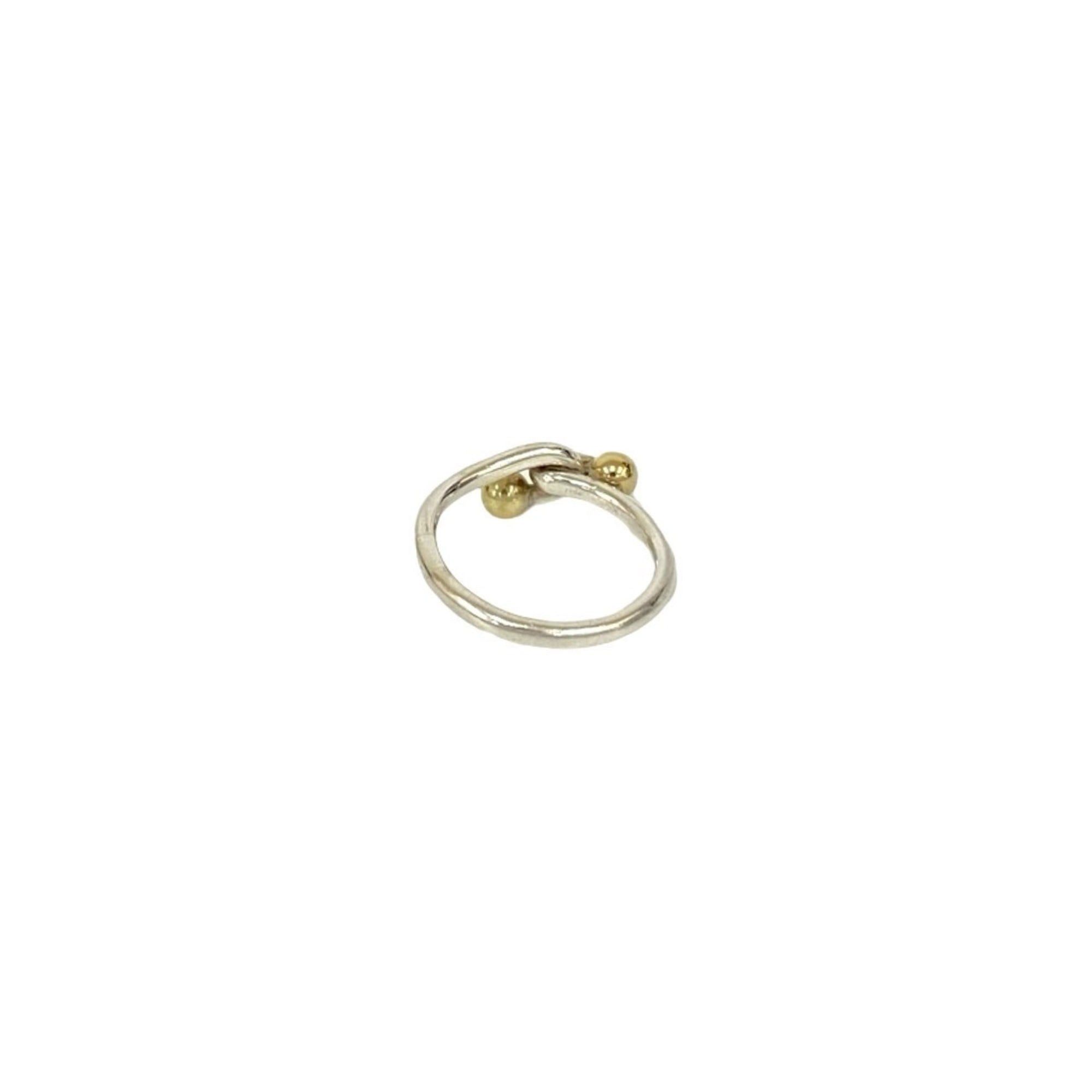 Tiffany & Co. TIFFANY&Co. Tiffany Love Knot Ring, Sterling Silver 925 and 18K Yellow Gold, Size 9, 29259 Size ONE SIZE - 6 Thumbnail