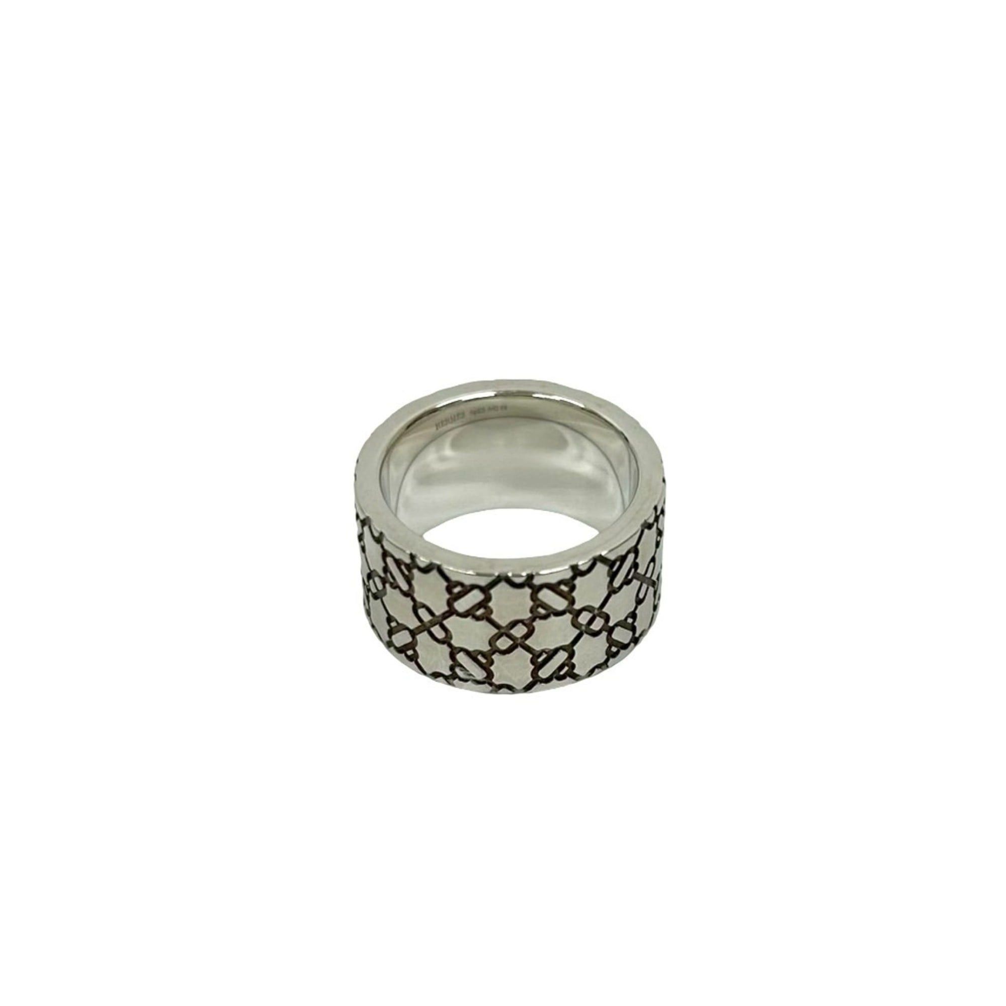 Hermes HERMES Chaine d'Ancre Attelage Ring, Sterling Silver 925, Size 9, Women's, Silver, Item No. 70548 Size ONE SIZE - 4 Thumbnail