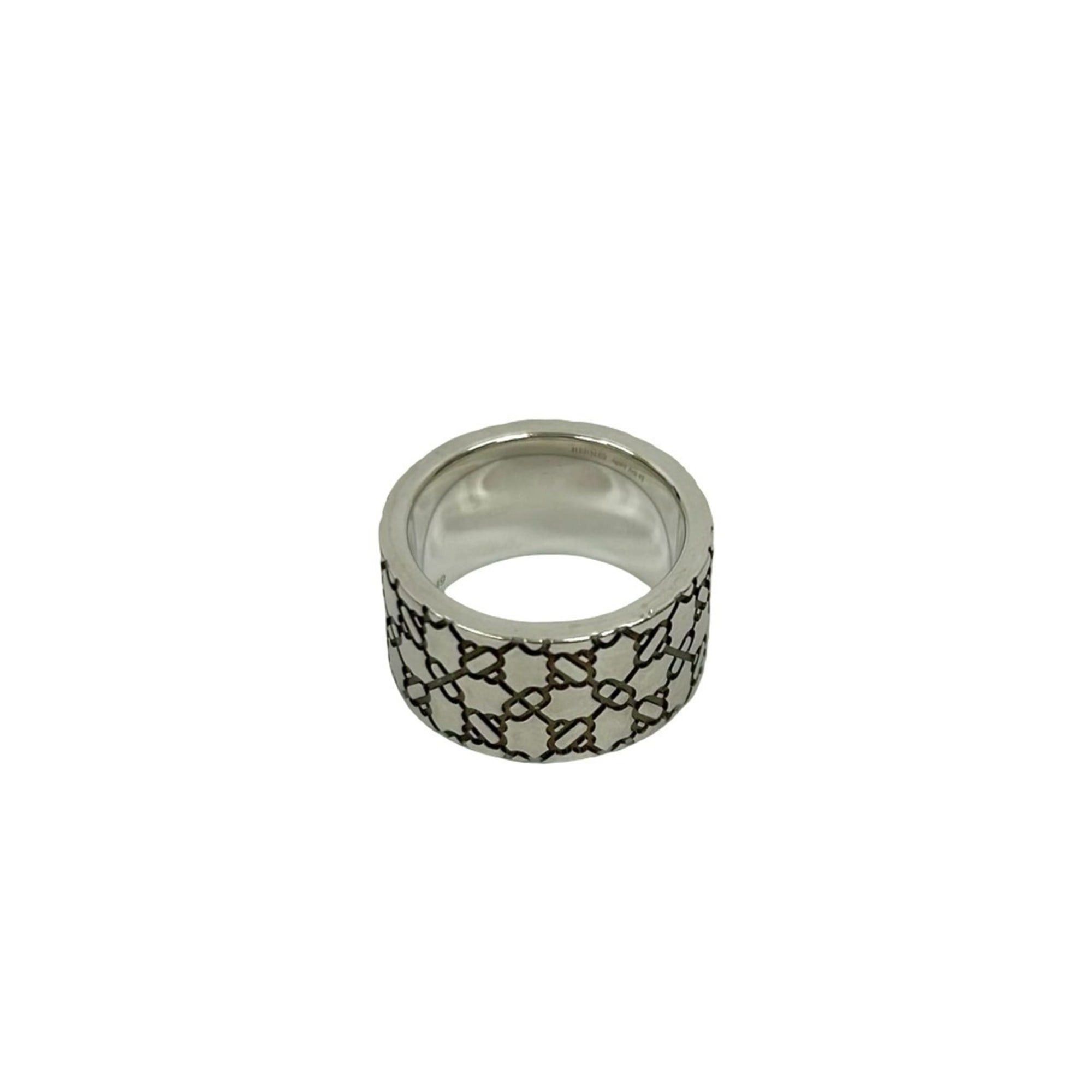 Hermes HERMES Chaine d'Ancre Attelage Ring, Sterling Silver 925, Size 9, Women's, Silver, Item No. 70548 Size ONE SIZE - 6 Thumbnail