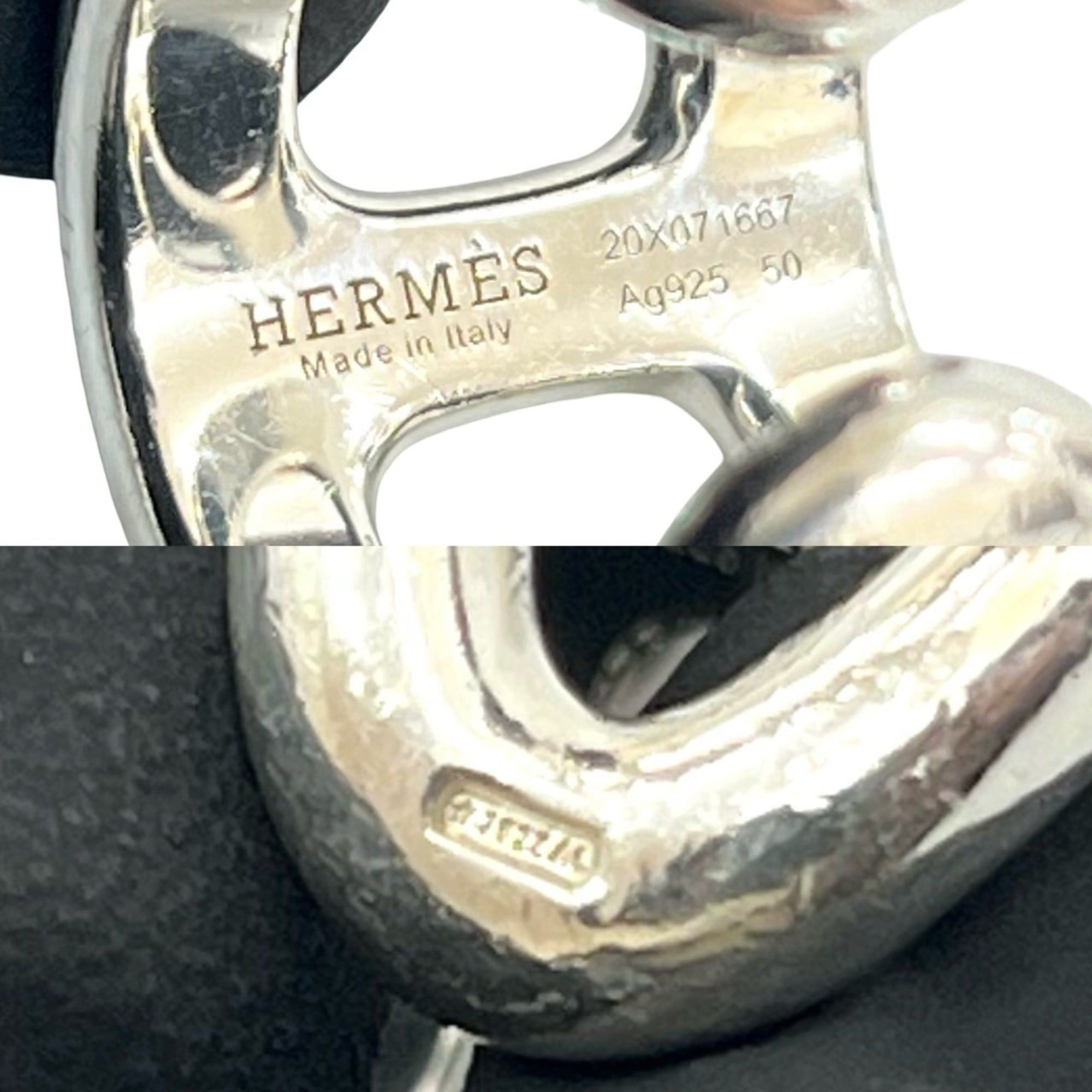 Hermes HERMES Osmos Sterling Silver 925 Ring, Size 9, Women's Jewelry, Item No. 28739 Size ONE SIZE - 3 Thumbnail