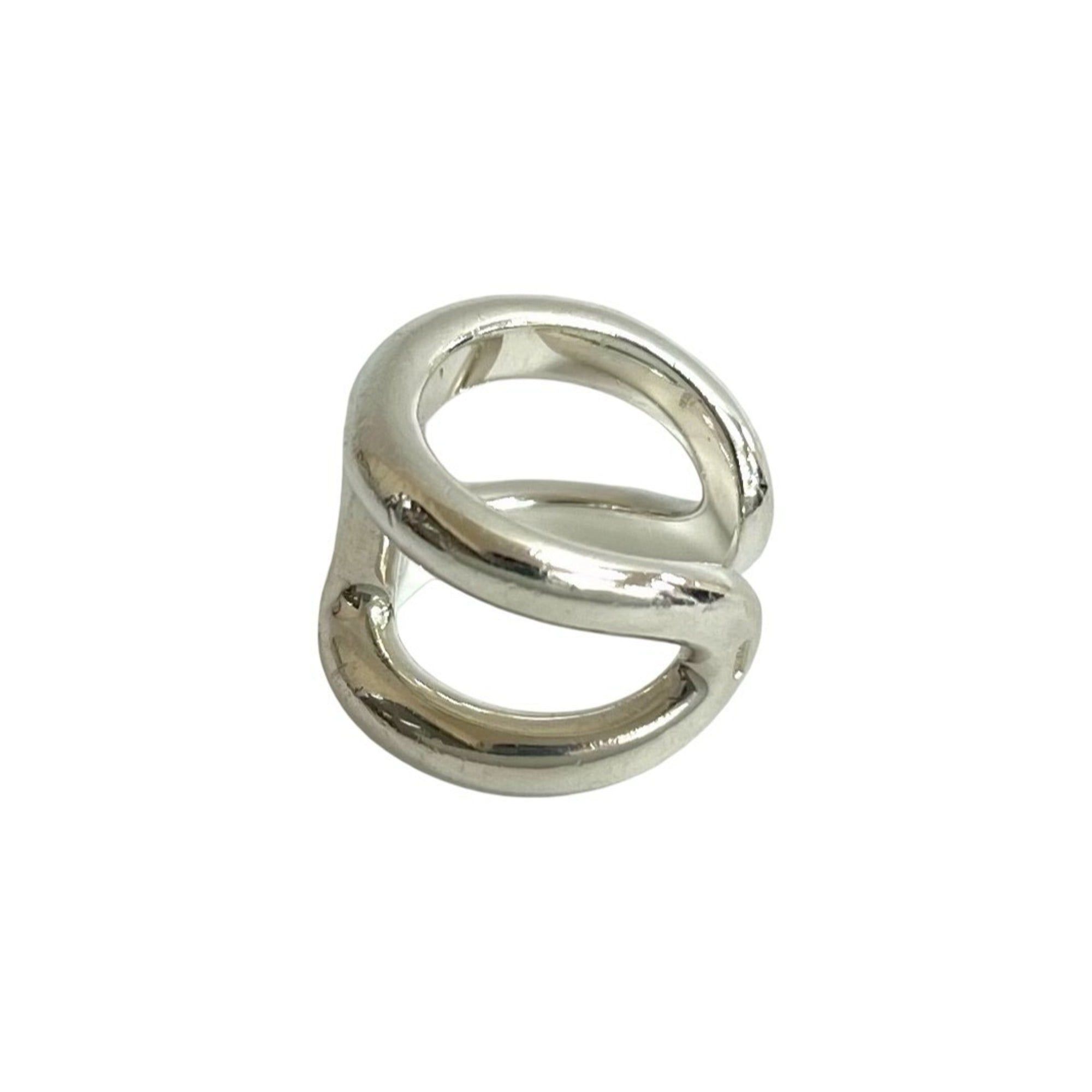 Hermes HERMES Osmos Sterling Silver 925 Ring, Size 9, Women's Jewelry, Item No. 28739 Size ONE SIZE - 5 Thumbnail