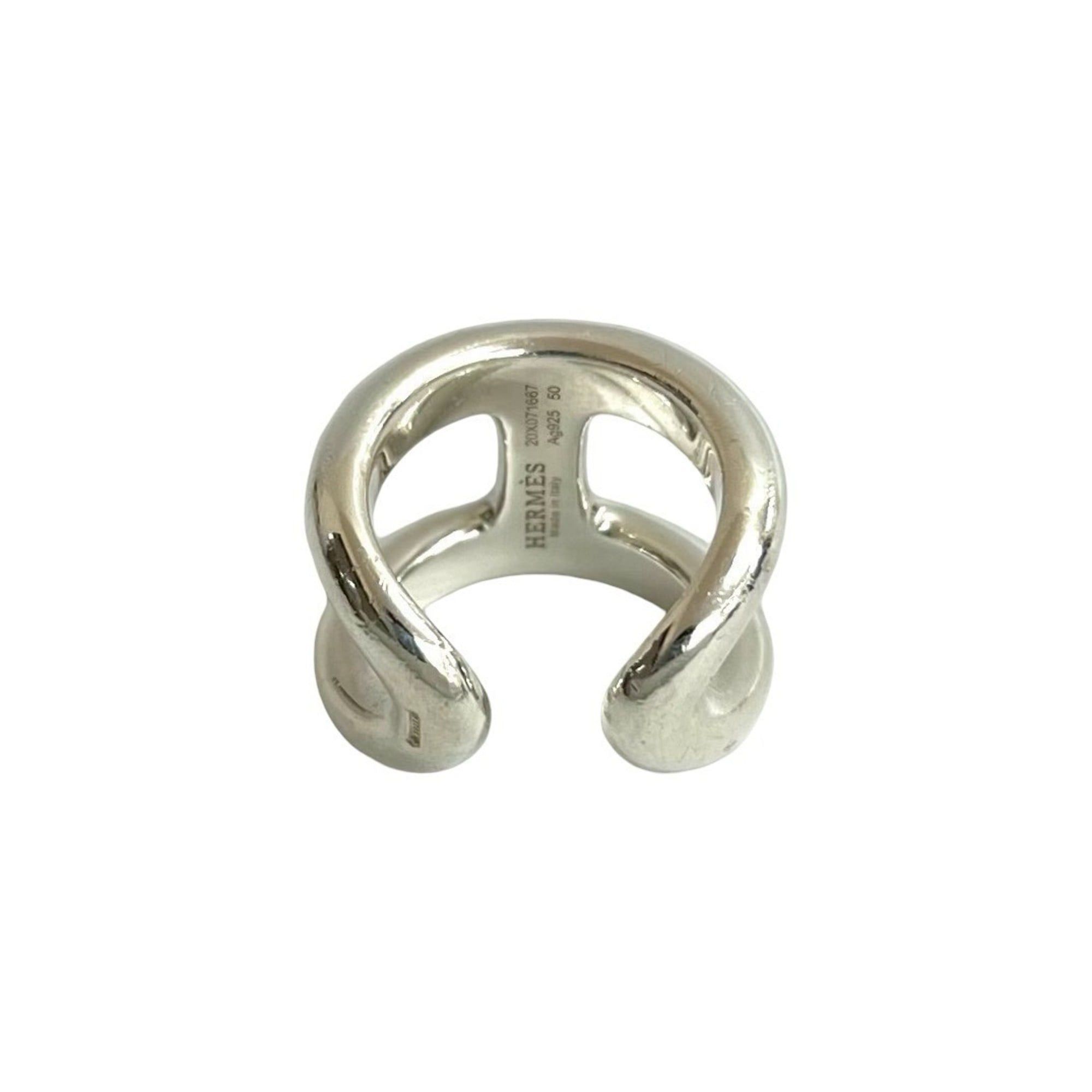 Hermes HERMES Osmos Sterling Silver 925 Ring, Size 9, Women's Jewelry, Item No. 28739 Size ONE SIZE - 6 Thumbnail