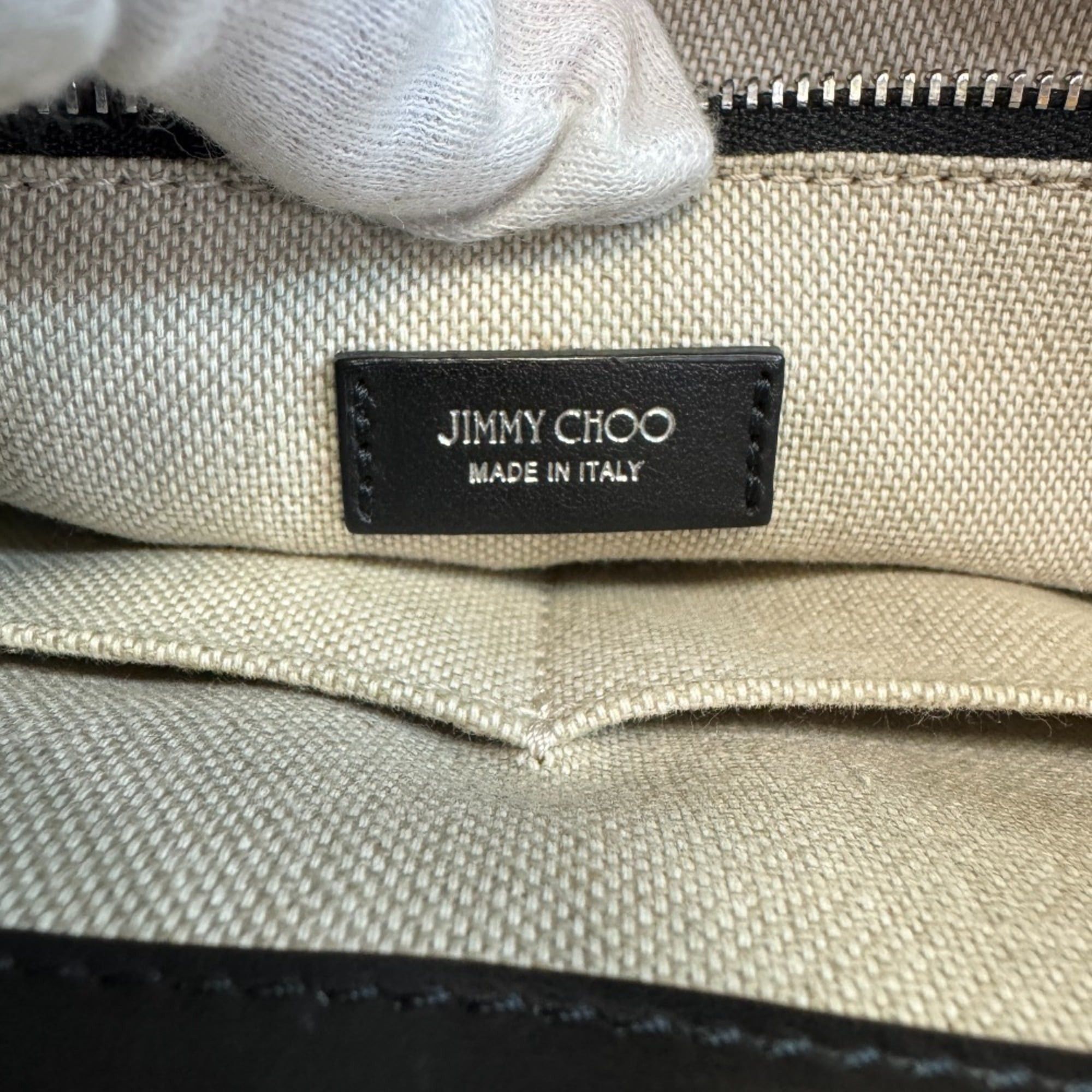 Jimmy Choo JIMMY CHOO NS Tote Logo Bag, Shoulder Black Size ONE SIZE - 14 Thumbnail