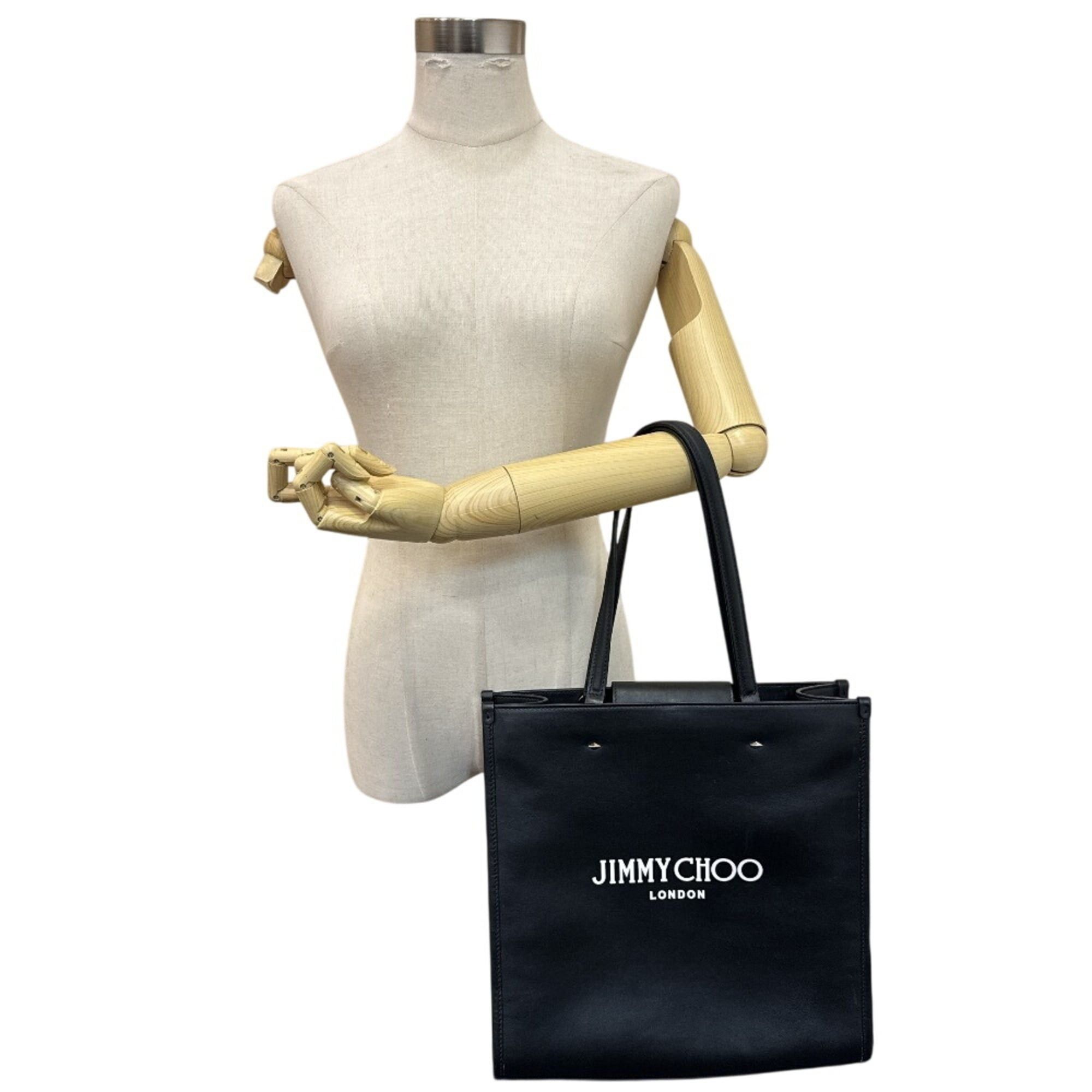 Jimmy Choo JIMMY CHOO NS Tote Logo Bag, Shoulder Black Size ONE SIZE - 15 Thumbnail
