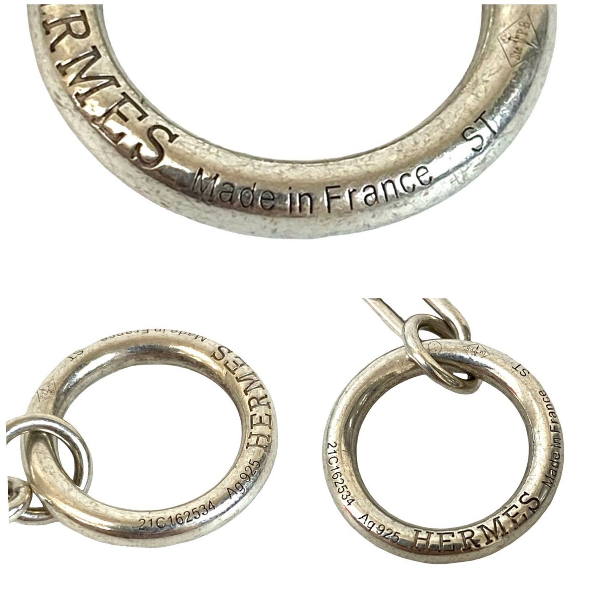 Hermes HERMES Chaine d'Ancre Punk Bracelet, Sterling Silver 925 Chain, Silver, Item No. 70227 Size ONE SIZE - 3 Thumbnail