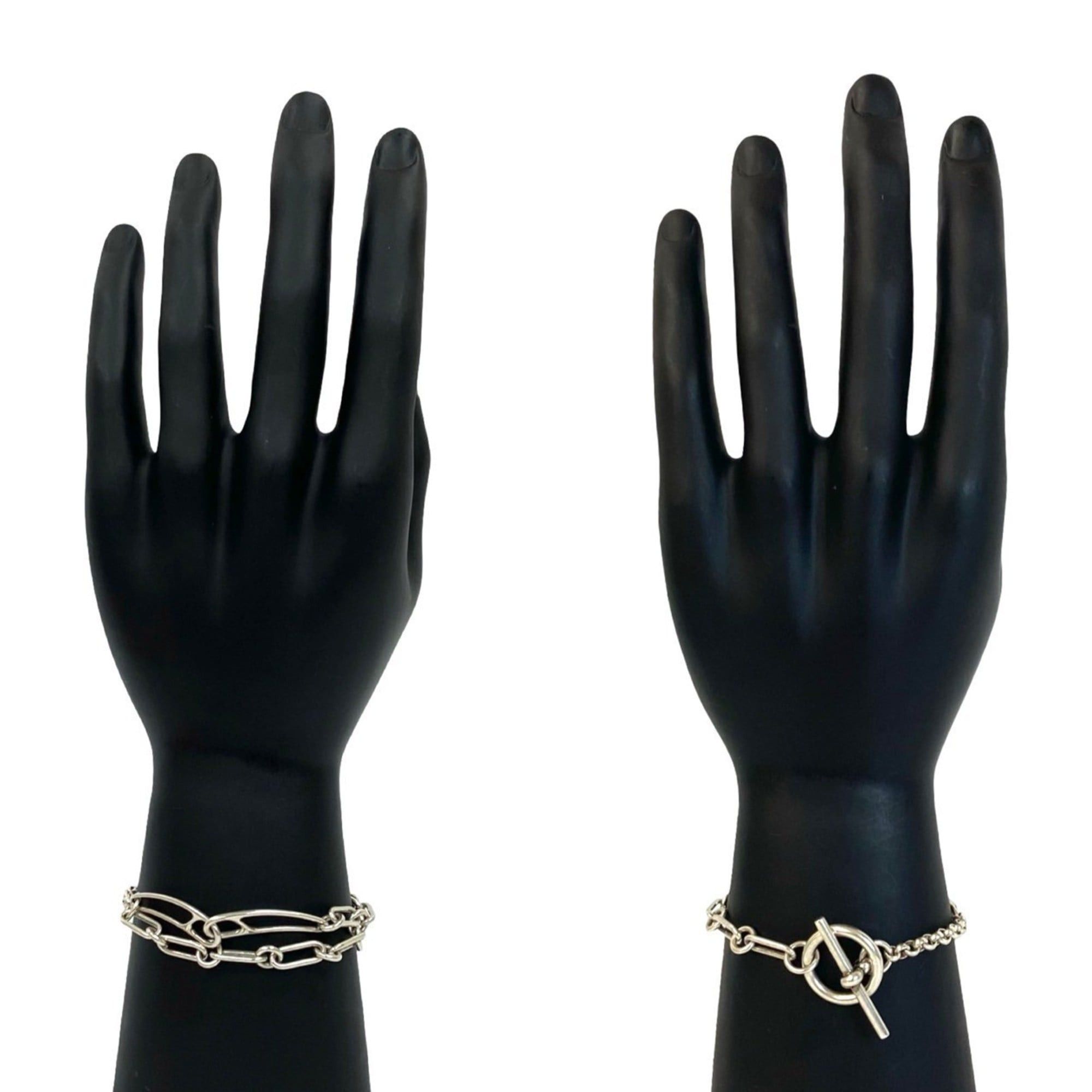 Hermes HERMES Chaine d'Ancre Punk Bracelet, Sterling Silver 925 Chain, Silver, Item No. 70227 Size ONE SIZE - 2 Thumbnail
