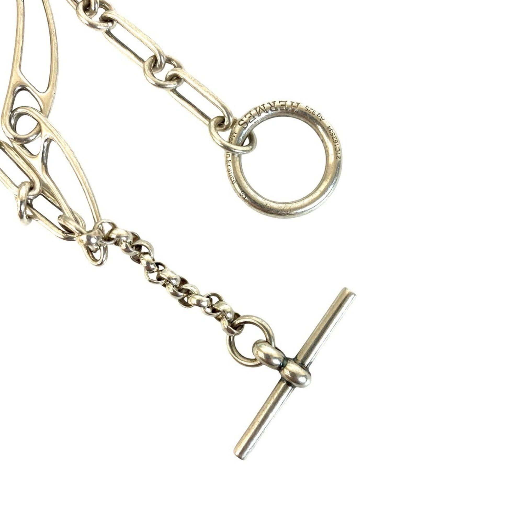Hermes HERMES Chaine d'Ancre Punk Bracelet, Sterling Silver 925 Chain, Silver, Item No. 70227 Size ONE SIZE - 4 Thumbnail