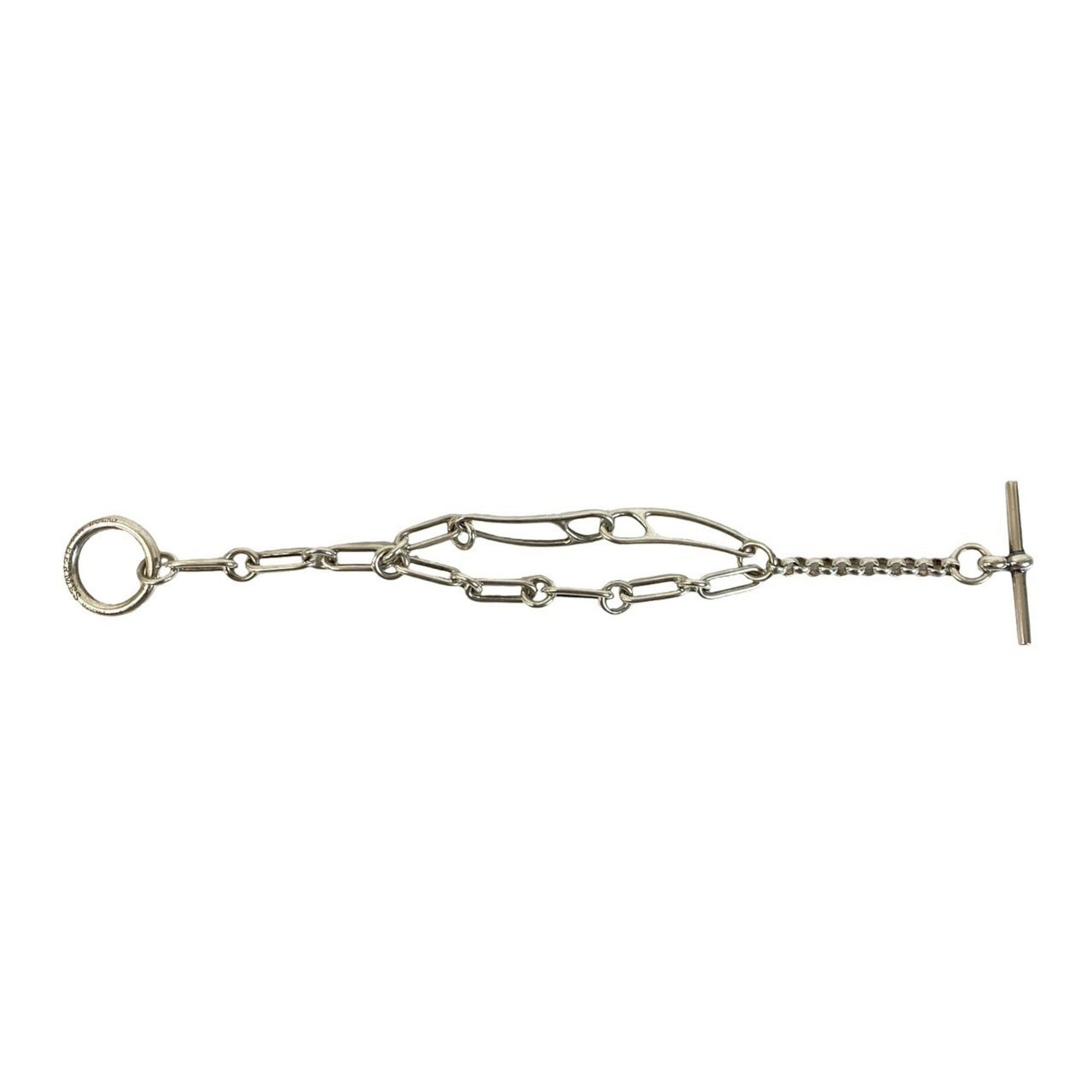Hermes HERMES Chaine d'Ancre Punk Bracelet, Sterling Silver 925 Chain, Silver, Item No. 70227 Size ONE SIZE - 6 Thumbnail