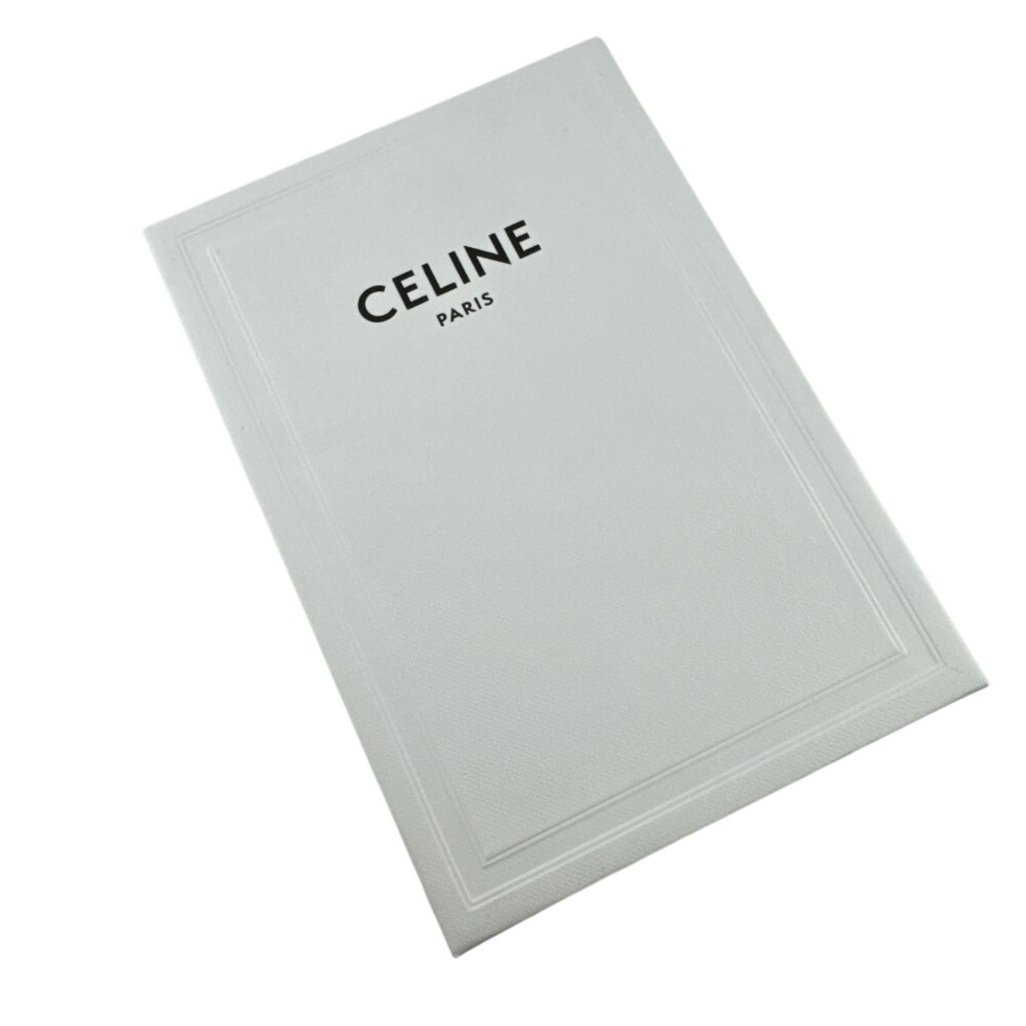 Celine CELINE Triomphe Tri-fold Wallet, Brown Size ONE SIZE - 14 Thumbnail