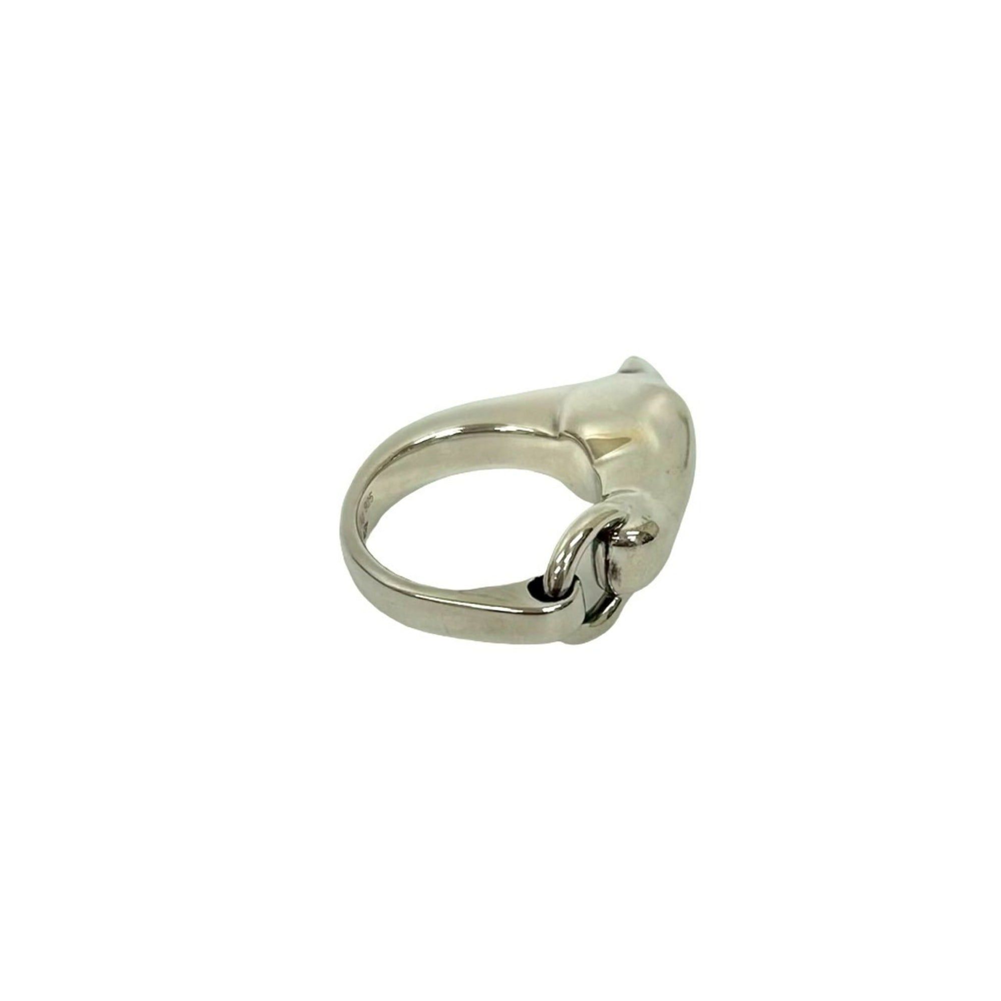 Hermes HERMES Galop Ring, Sterling Silver 925, Size 14, 70616 Size ONE SIZE - 6 Thumbnail