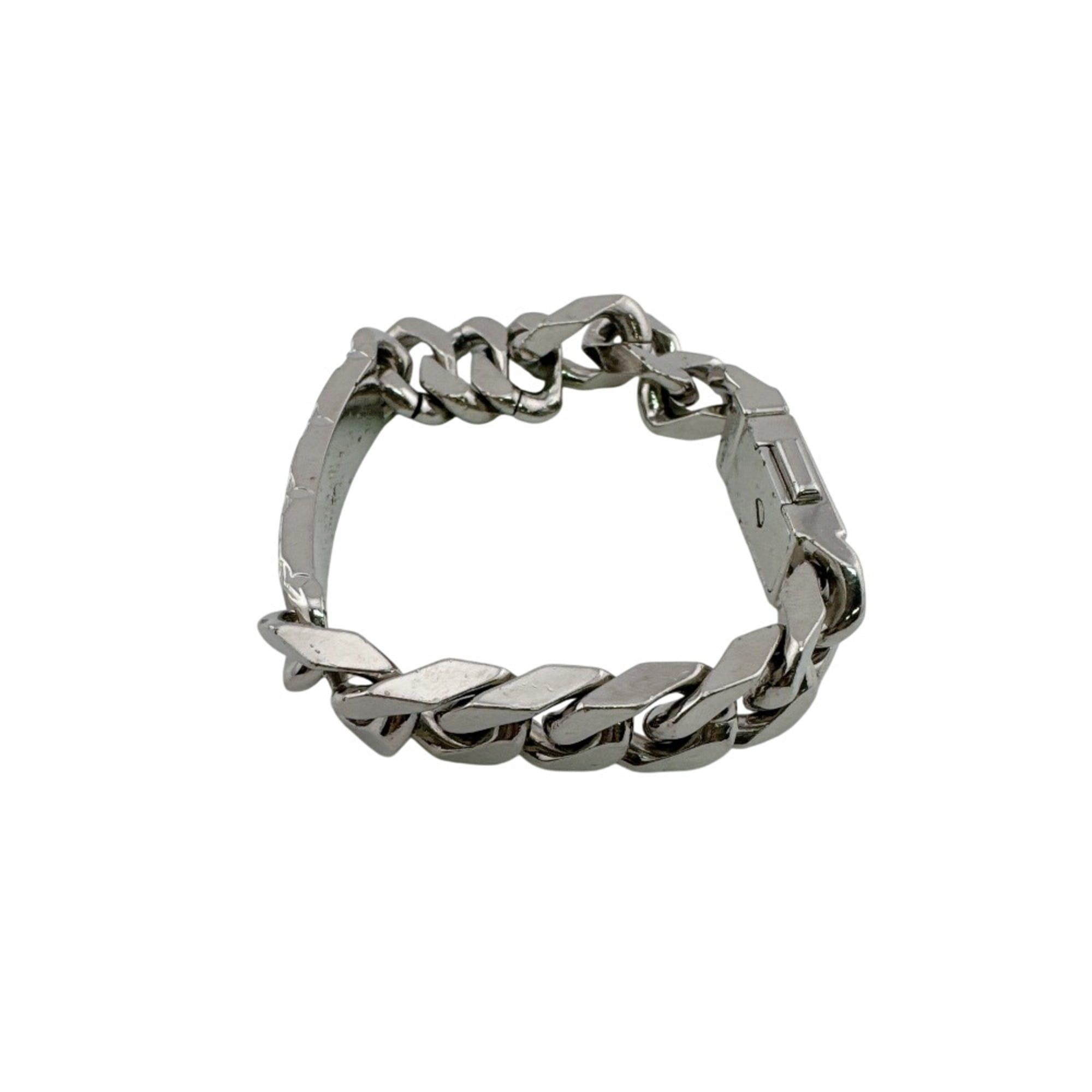 Louis Vuitton Louis Vuitton M00269 Chain Bracelet Monogram Silver Size ONE SIZE - 2 Thumbnail