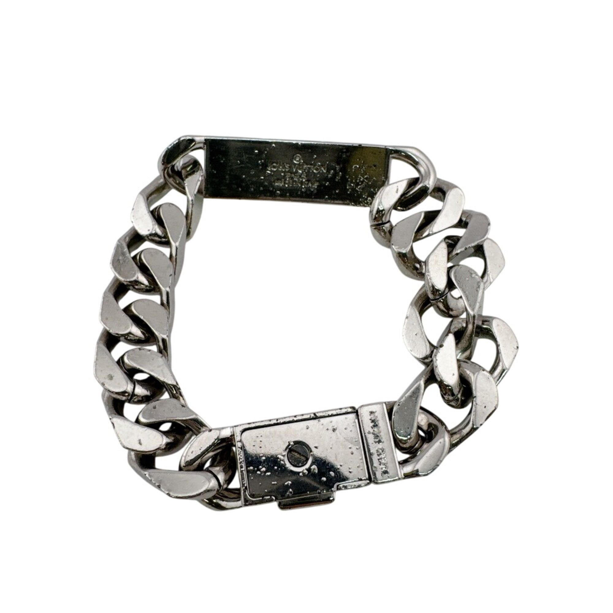 Louis Vuitton Louis Vuitton M00269 Chain Bracelet Monogram Silver Size ONE SIZE - 3 Thumbnail