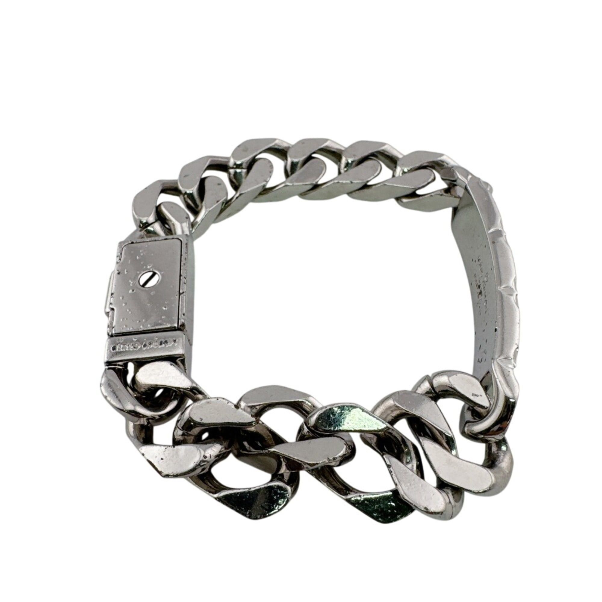 Louis Vuitton Louis Vuitton M00269 Chain Bracelet Monogram Silver Size ONE SIZE - 4 Thumbnail