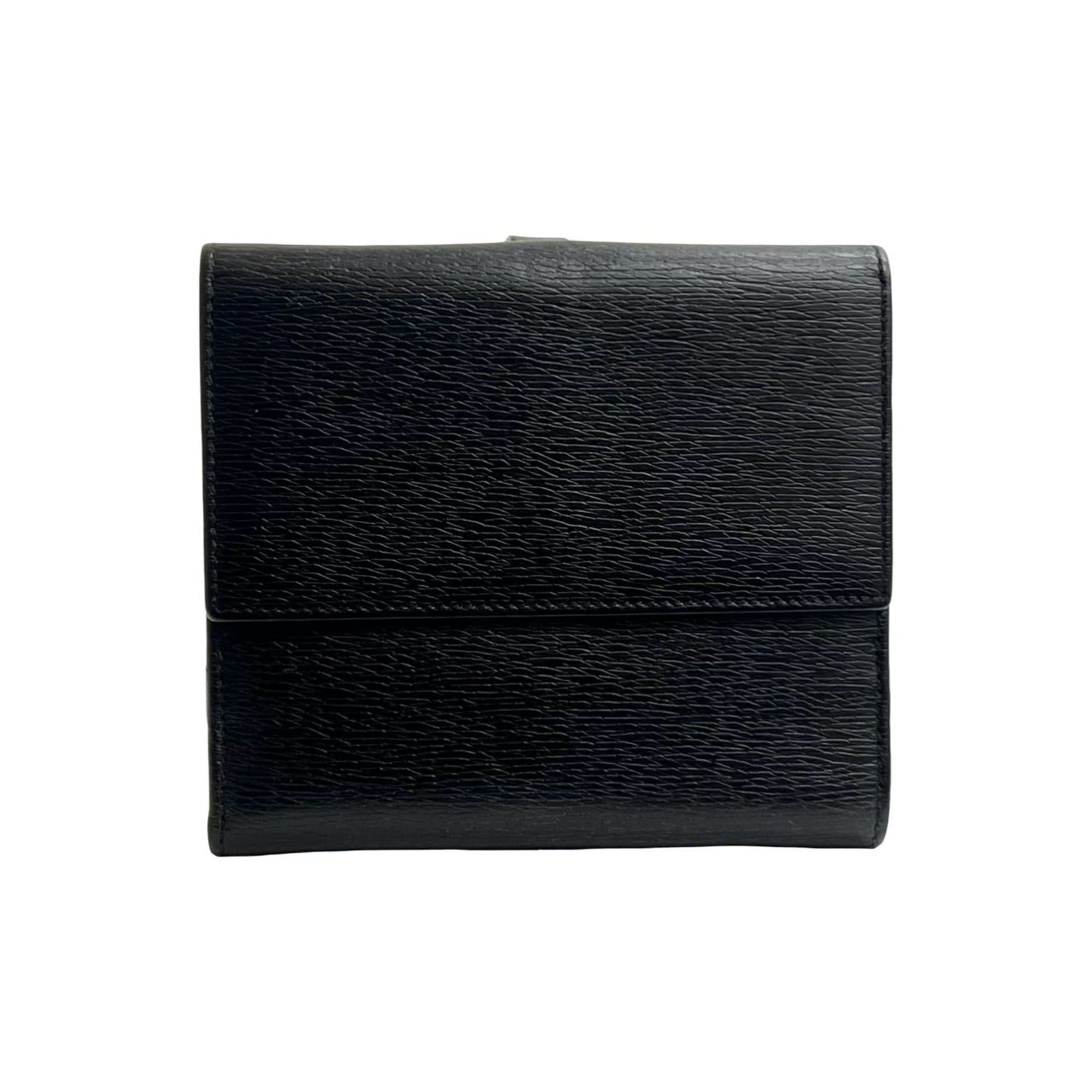 Gucci GUCCI Vintage Jackie Leather Bi-fold Wallet, Black, Item No. 24755 Size ONE SIZE - 2 Thumbnail