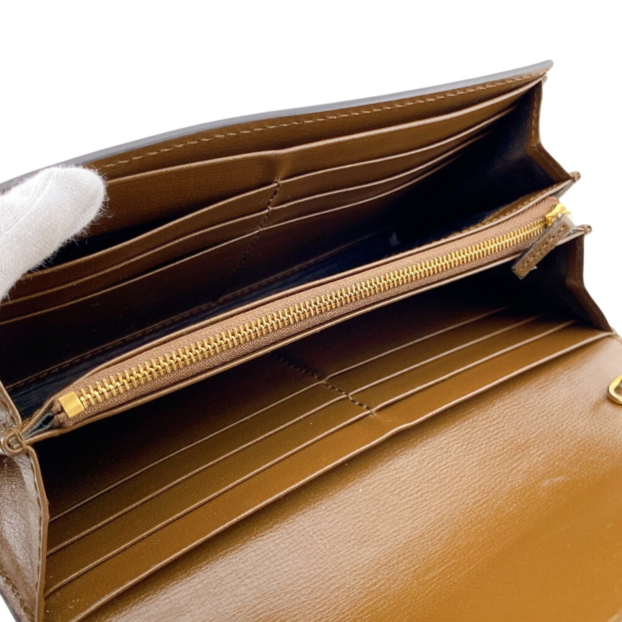 Gucci GUCCI 652681 Jackie GG Supreme Long Wallet, Card Holder, Coin Purse, Brown Size ONE SIZE - 6 Thumbnail